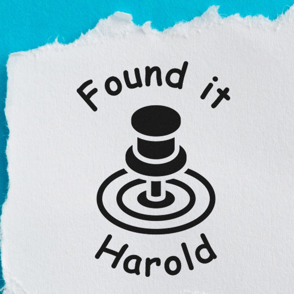 Wood Handle Geopin Adventure Geocache Stamp - Engineer Seal Stamps