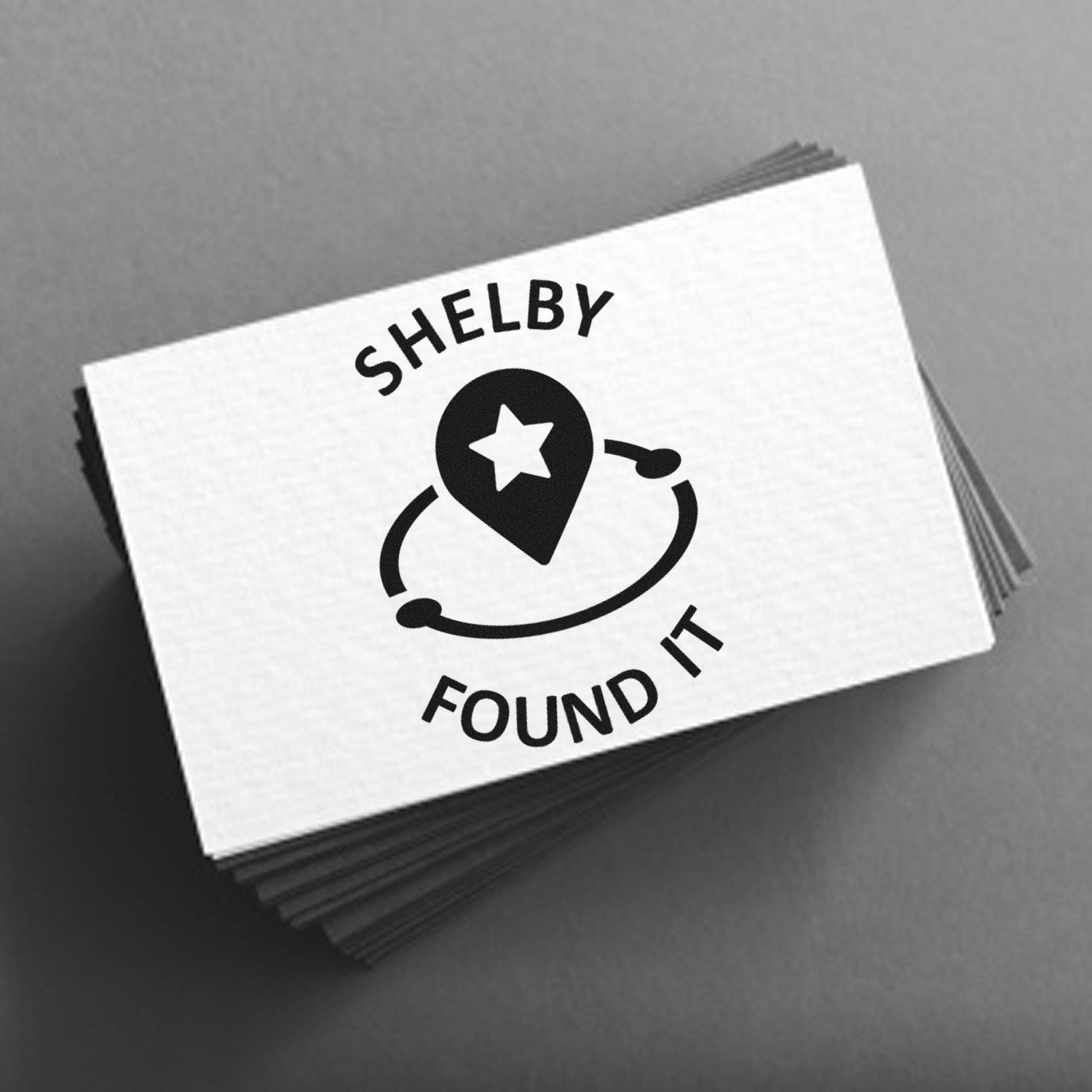 Self-Inking Geo Route Discovery Geocaching Log Stamp - Engineer Seal Stamps