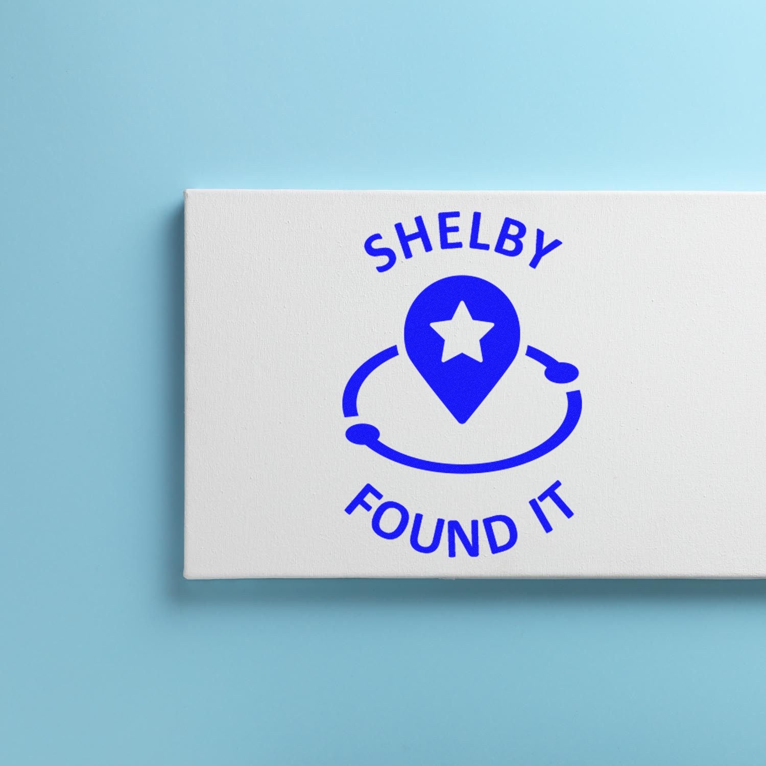 Self-Inking Geo Route Discovery Geocaching Log Stamp - Engineer Seal Stamps