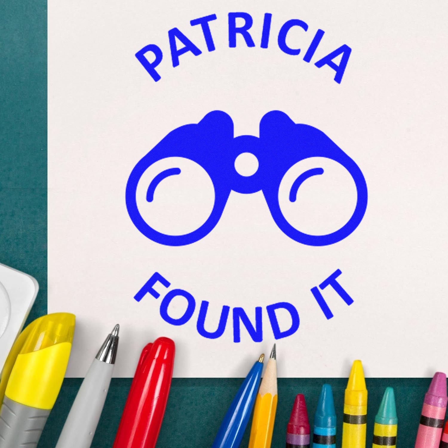 Self-Inking Geospy Success Geocaching Log Stamp - Engineer Seal Stamps