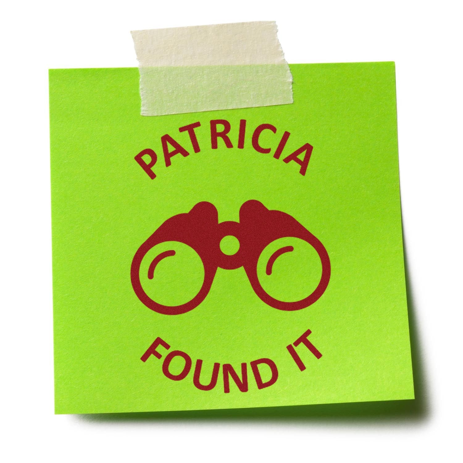 Wood Handle Geospy Success Geocache Stamp - Engineer Seal Stamps