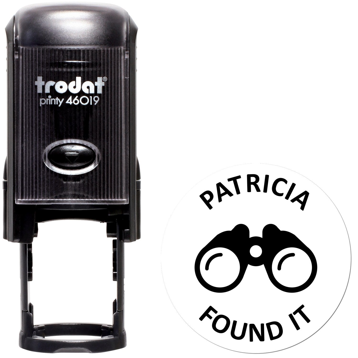 Self-Inking Geospy Success Geocaching Log Stamp - Engineer Seal Stamps