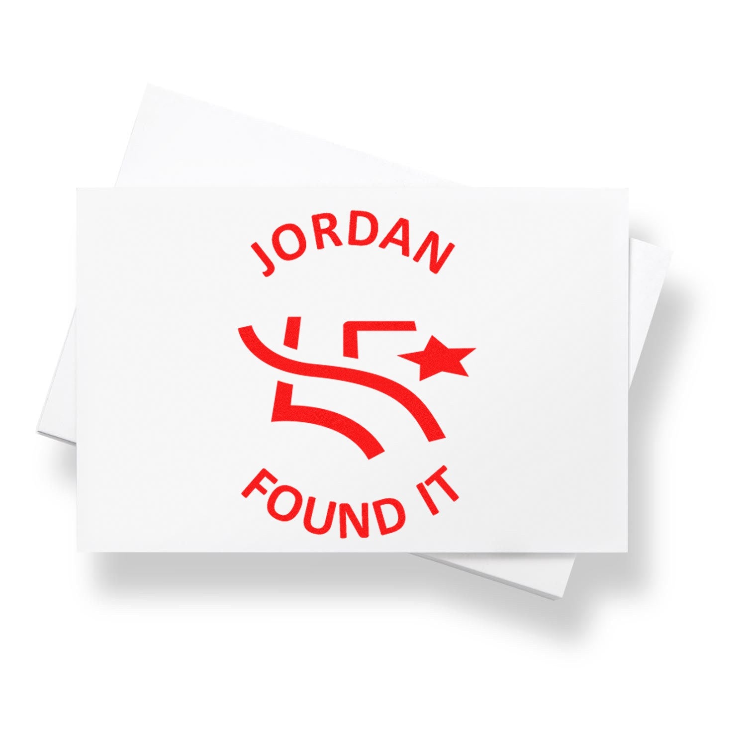 Wood Handle Geopath Discovery Geocache Stamp - Engineer Seal Stamps