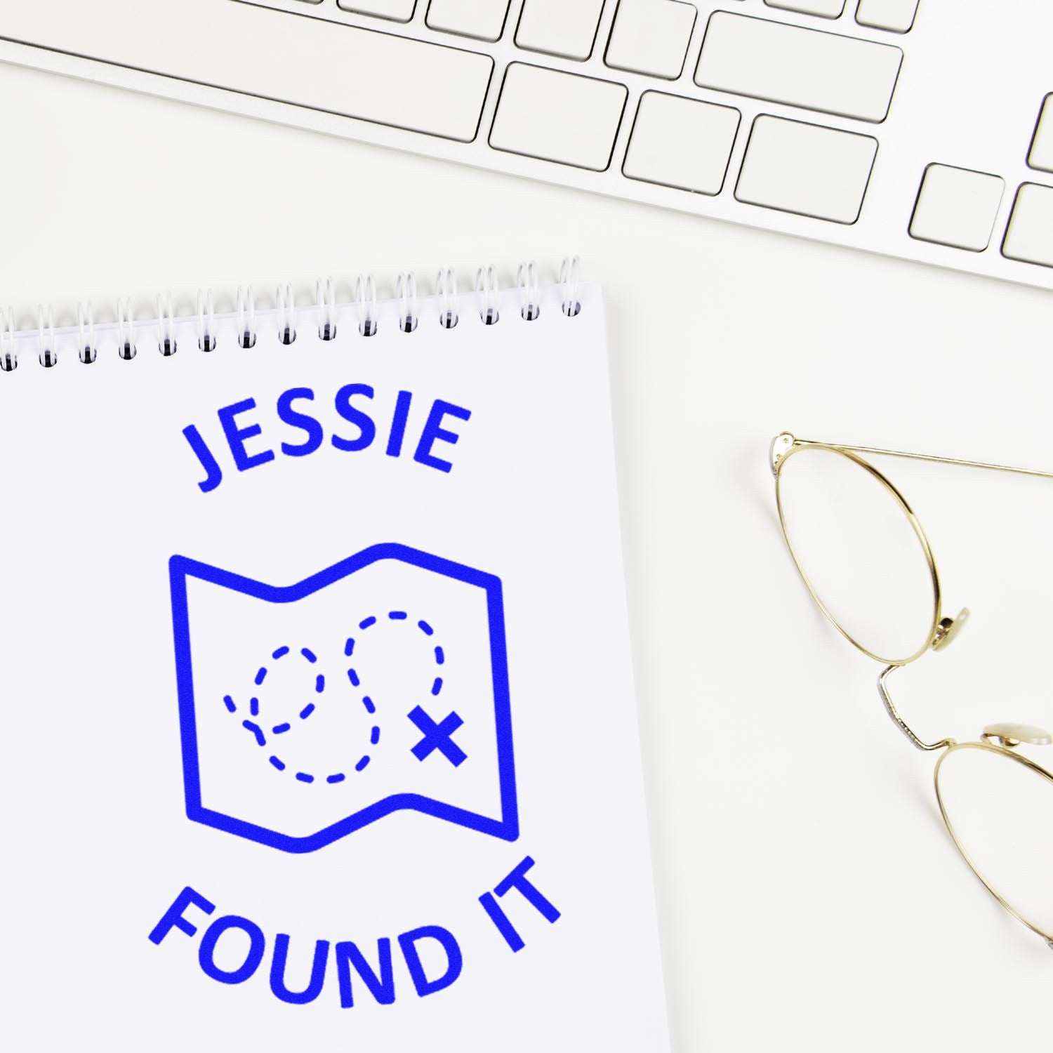 Wood Handle Treasure Tracker Geocache Stamp - Engineer Seal Stamps