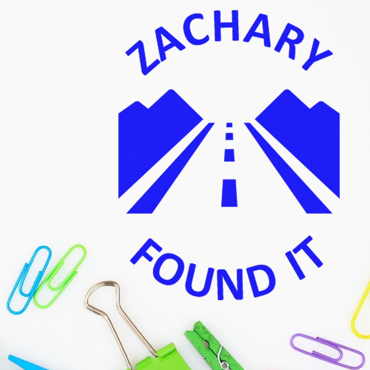 Wood Handle Geo Trailblazer Stamp Geocache Stamp - Engineer Seal Stamps