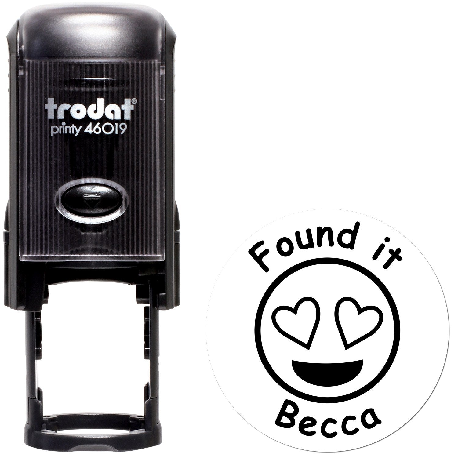 Self-Inking Cache Love Stamp Geocaching Log Stamp - Engineer Seal Stamps