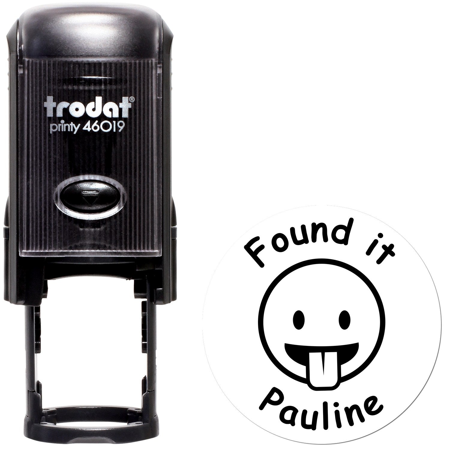 Self-Inking Cache Silly Geocaching Log Stamp - Engineer Seal Stamps