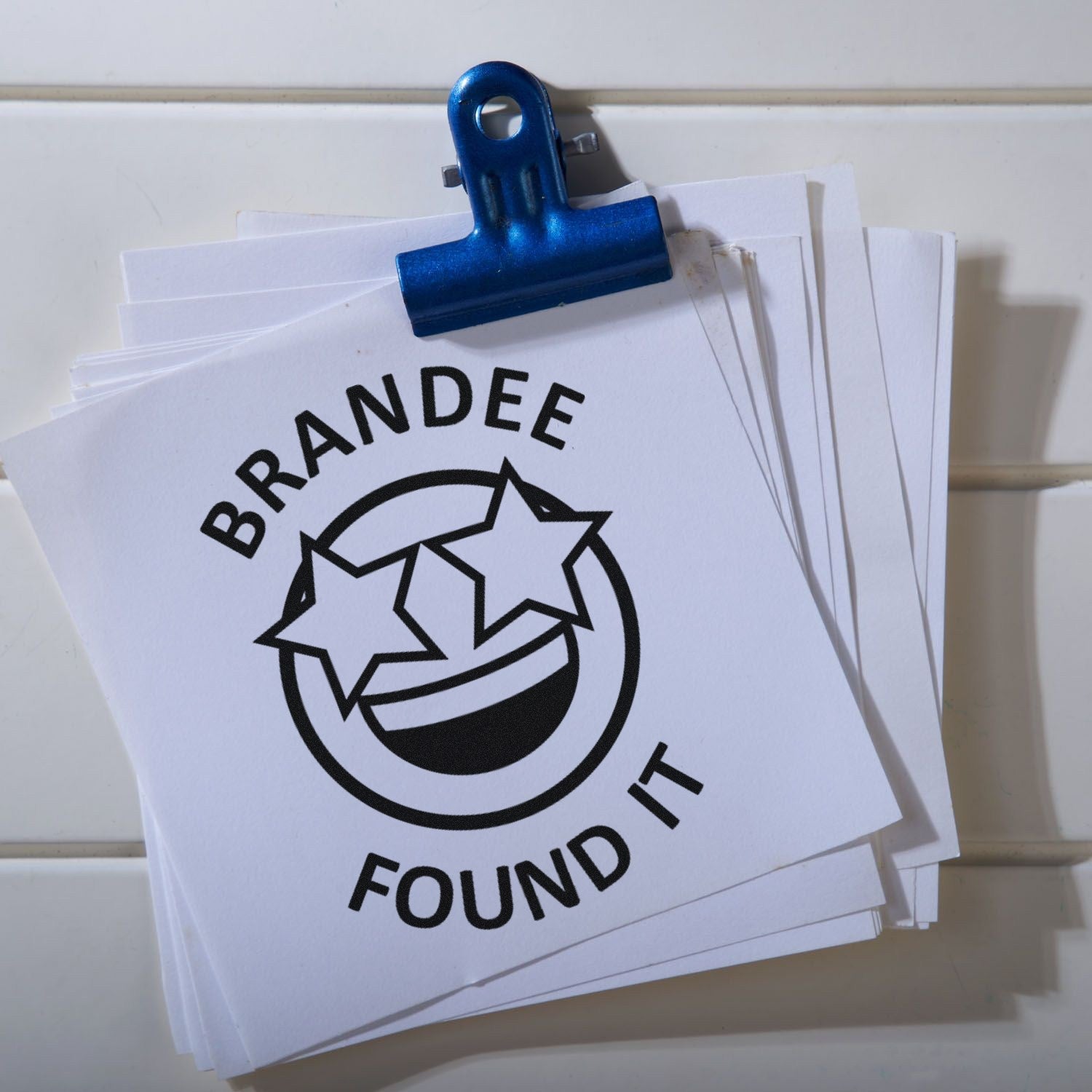 Self-Inking Starry-Eyed Discovery Geocaching Log Stamp - Engineer Seal Stamps