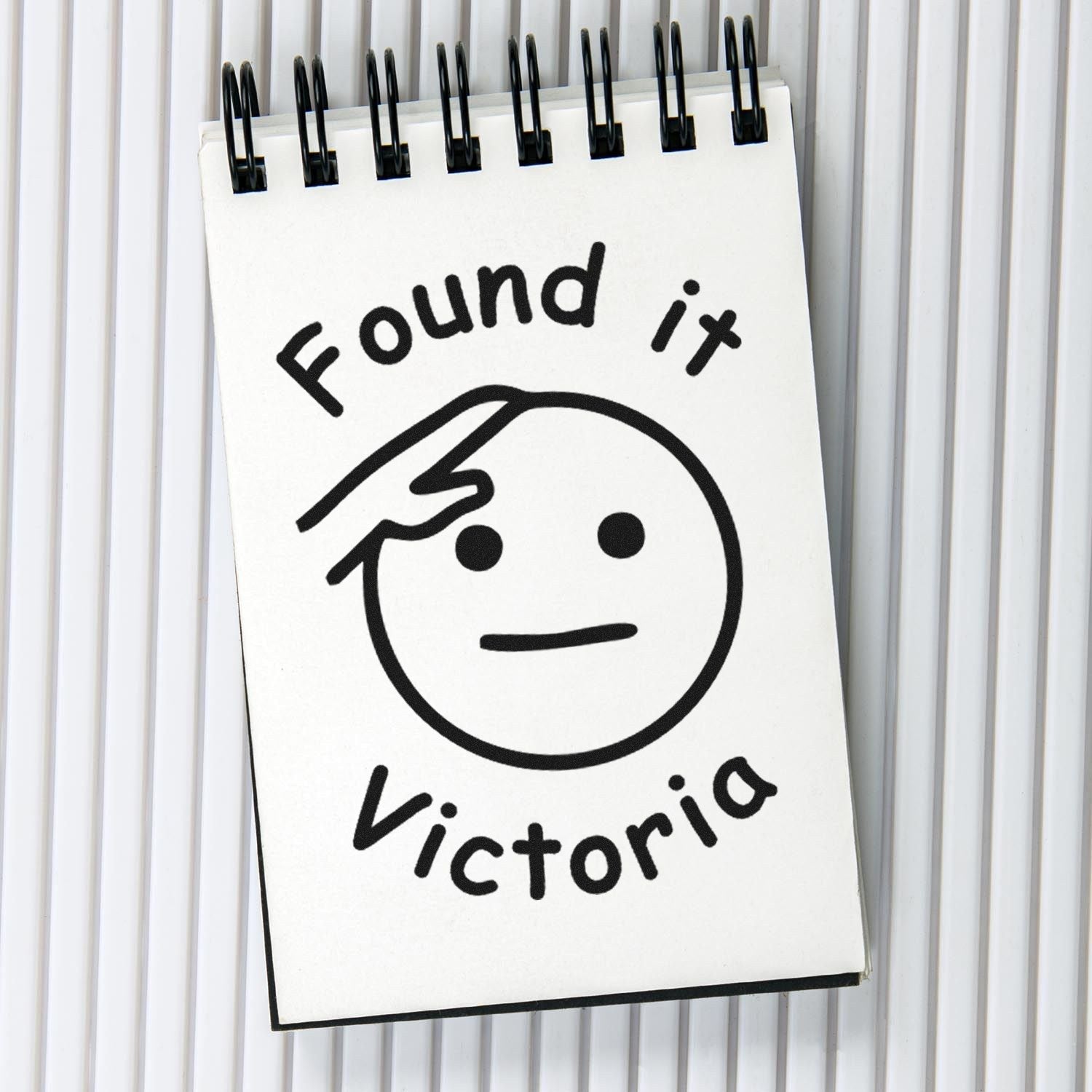 Self-Inking Geosmirk Stamp Geocaching Log Stamp - Engineer Seal Stamps