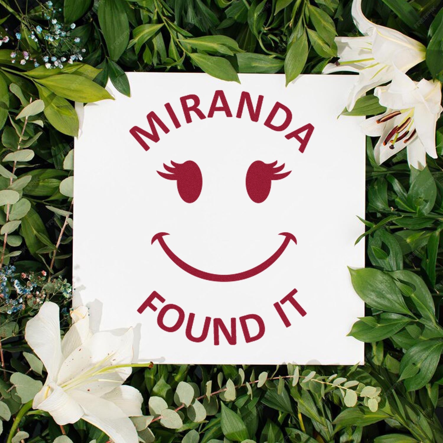 Self-Inking Smiley Cache Princess Geocaching Log Stamp - Engineer Seal Stamps