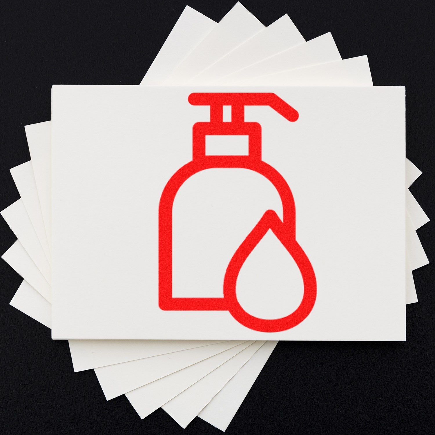 ESS Wood Handle Loyalty Rubber Stamp used for rewarding customers with loyalty stamps in a retail setting.