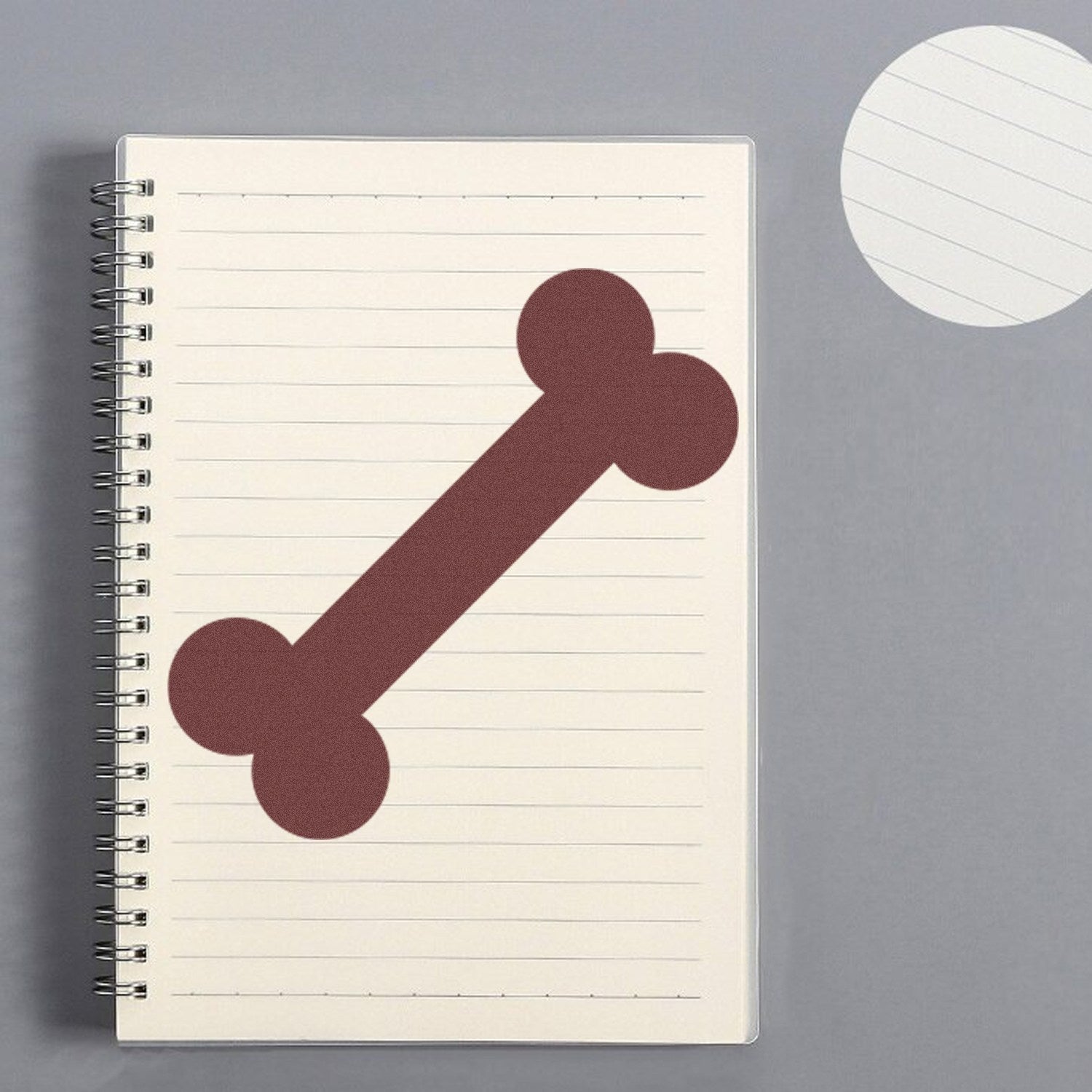 ESS Wood Handle Bone-A-Fide Loyalty Discount Rubber Stamp in use, featuring a sturdy wooden handle and red ink on a white background.