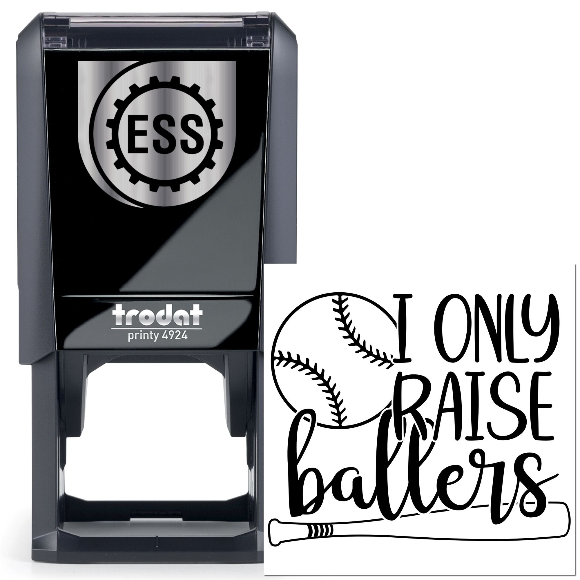 Self-Inking Baseball Pun Party Favor Stamp