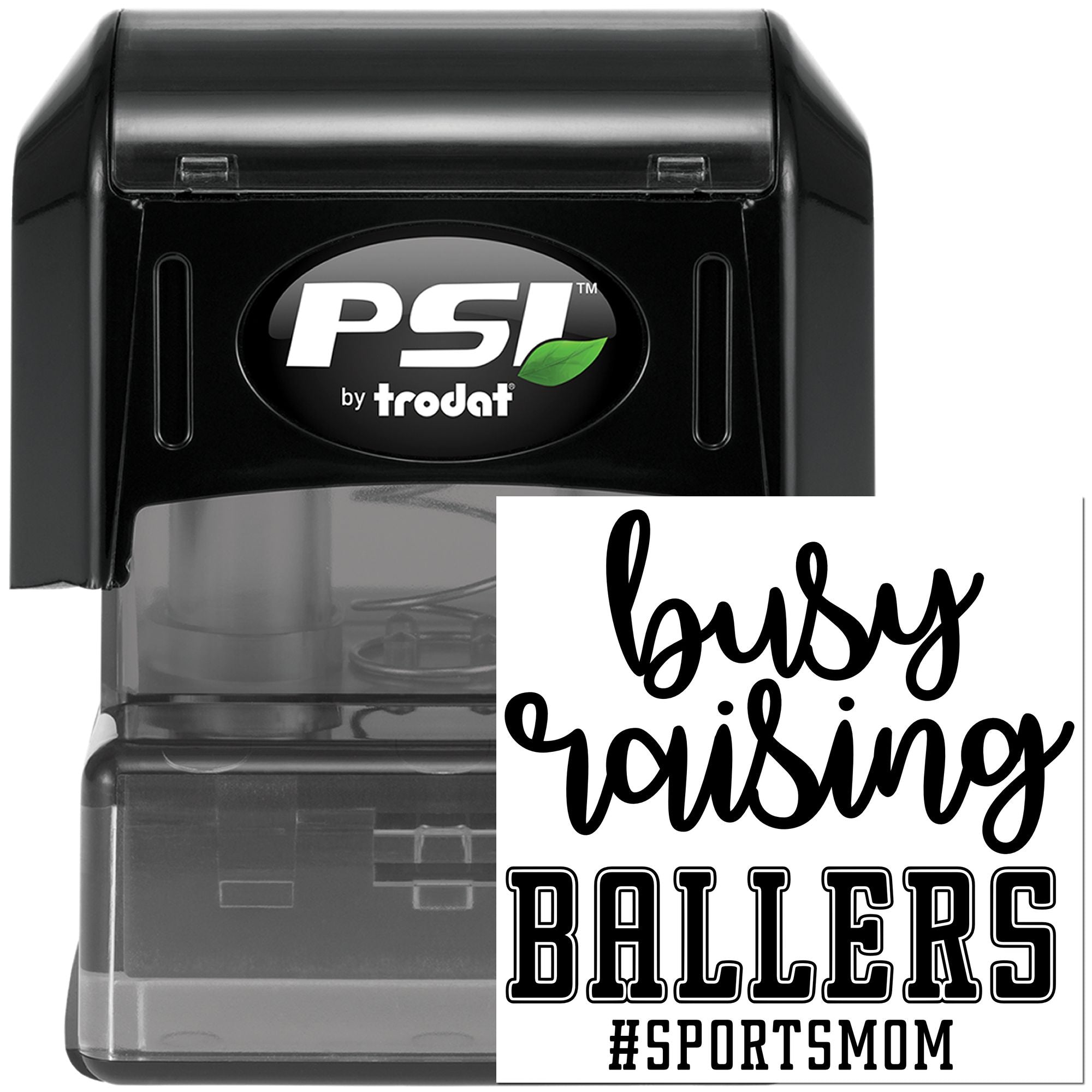 Pre-Inked Busy Raising Ballers Craft Stamp