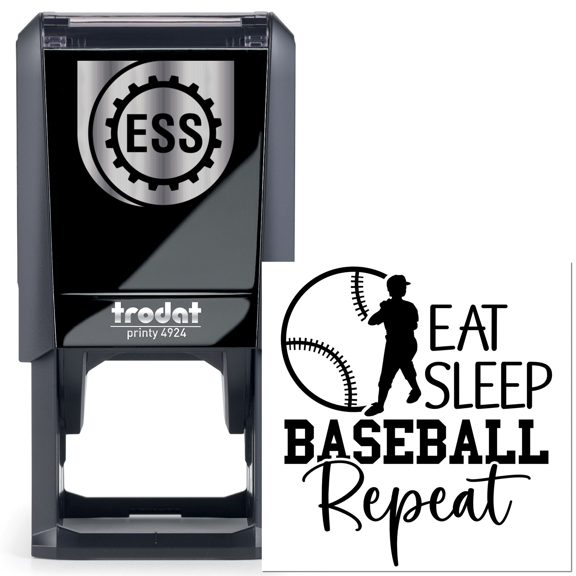 Self-Inking Baseball Repeat Crafting Stamp