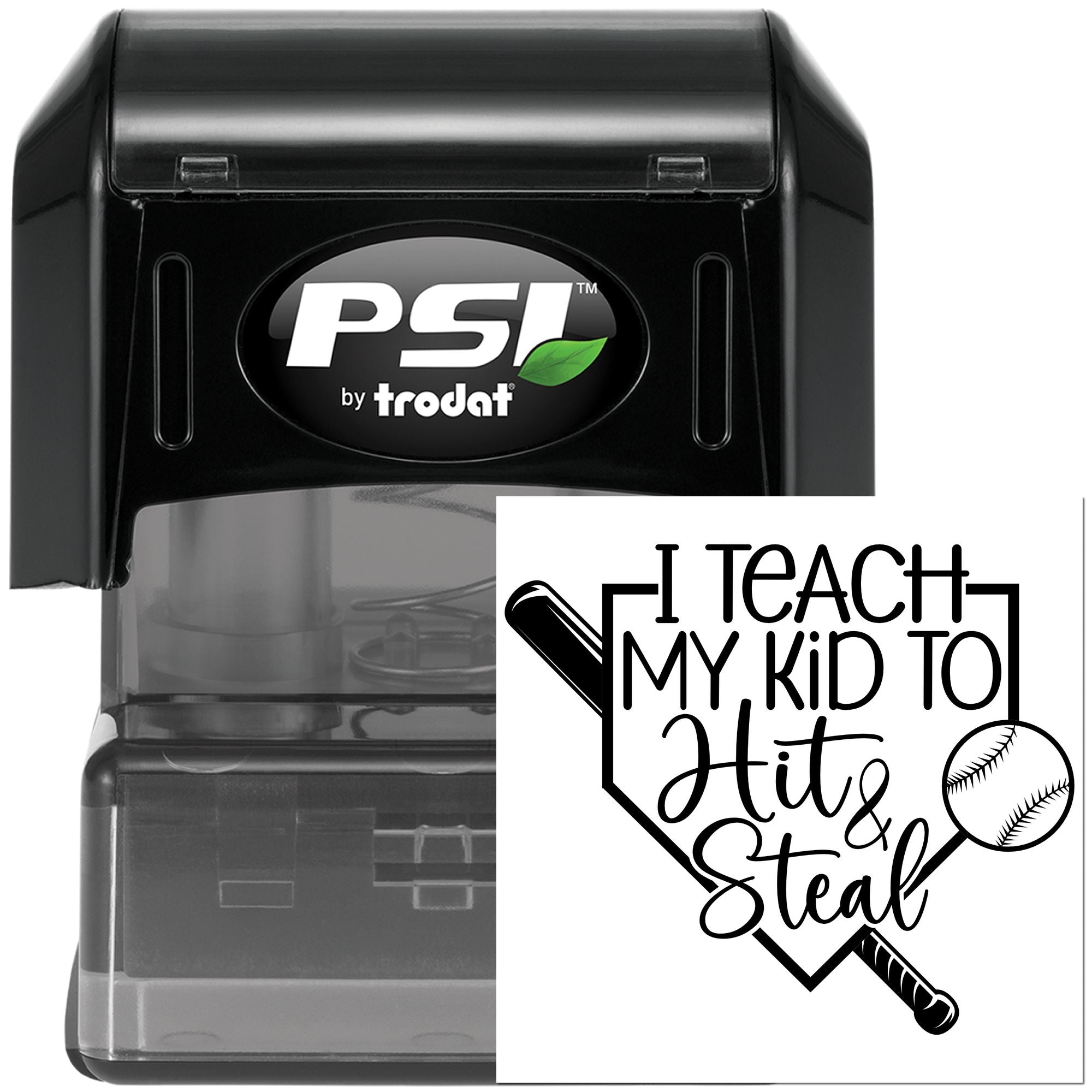Pre-Inked Baseball Dad Anthem Card Making Stamp