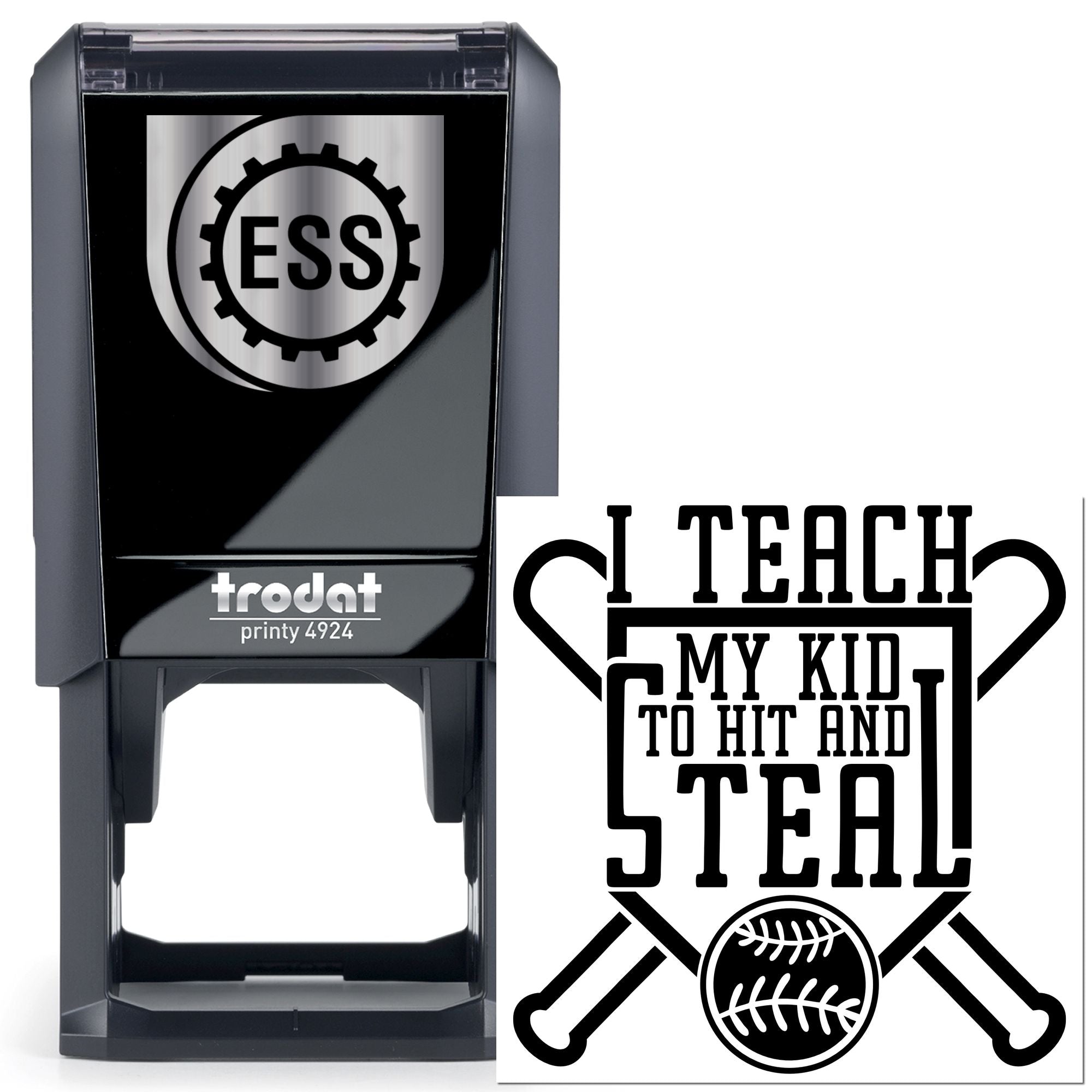 Self-Inking Baseball Parent Papercraft Stamp
