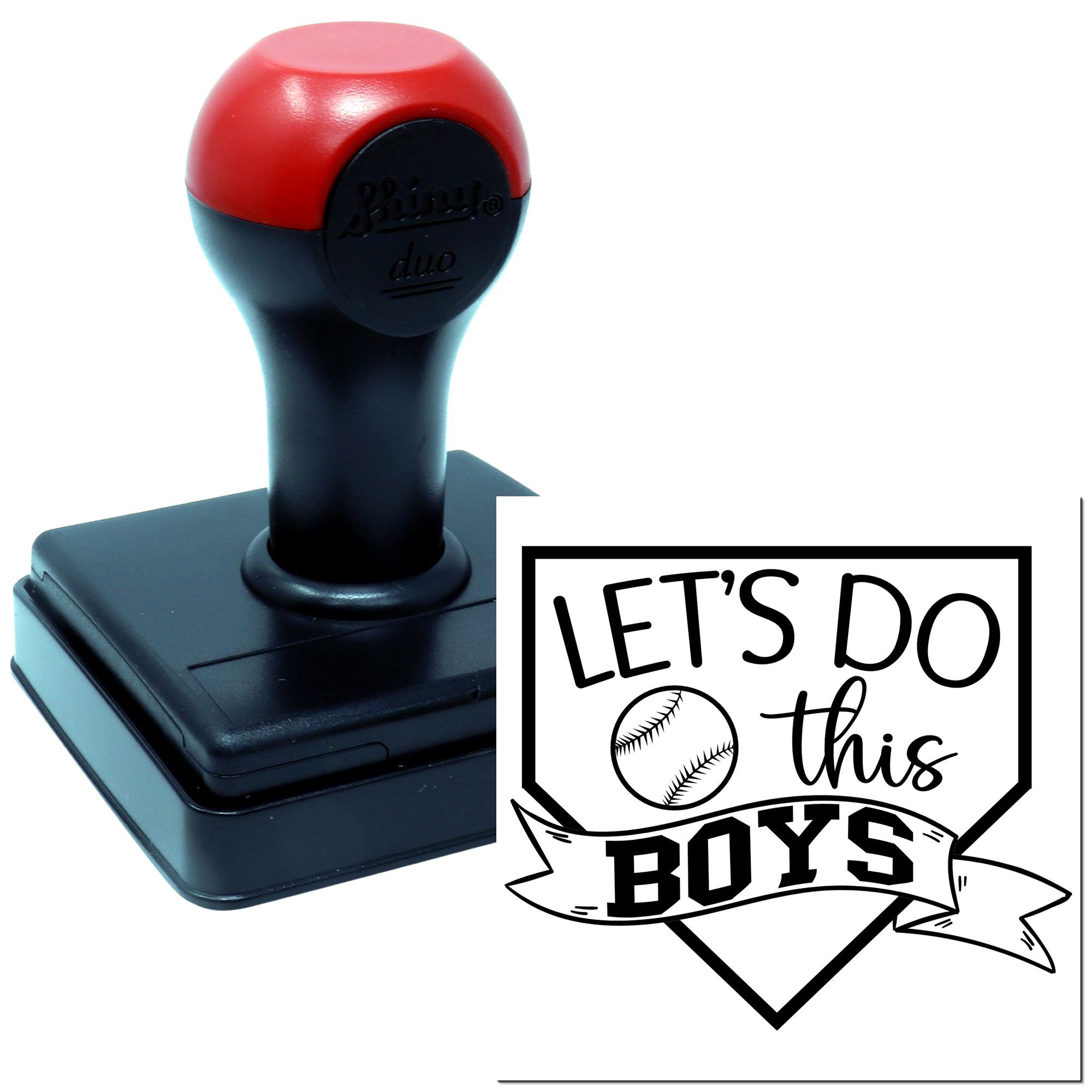 Duo Baseball Boys Team Spirit Hand Stamp