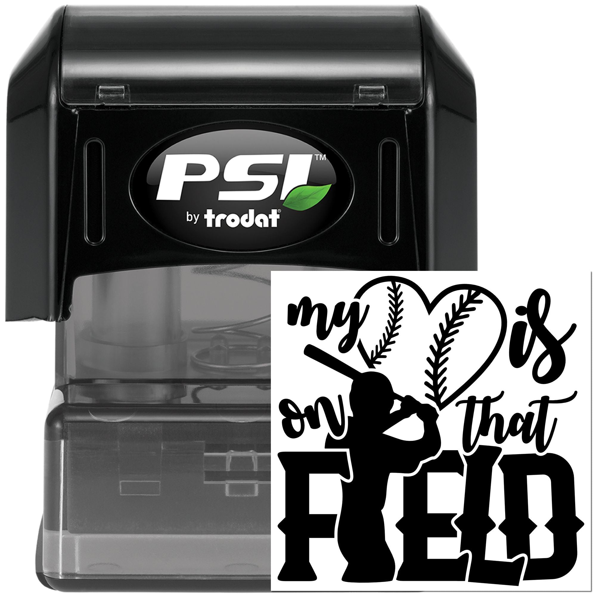 Pre-Inked Field Of Dreams Journaling Stamp