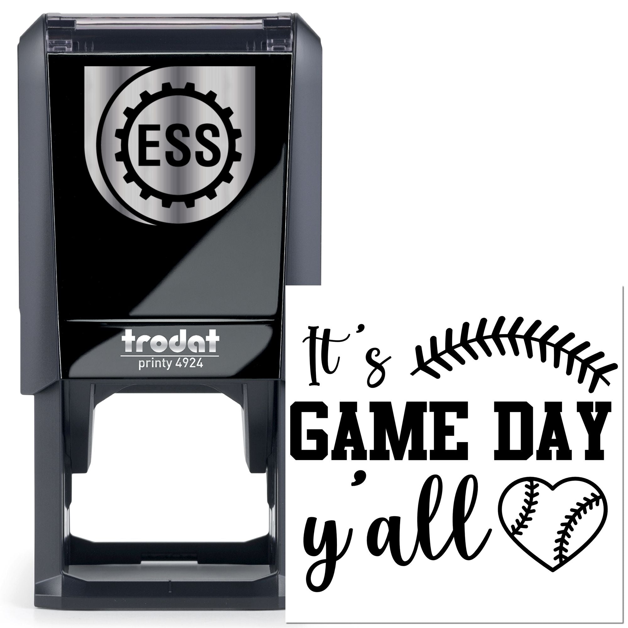 Self-Inking Game Day Mini Card Stamp