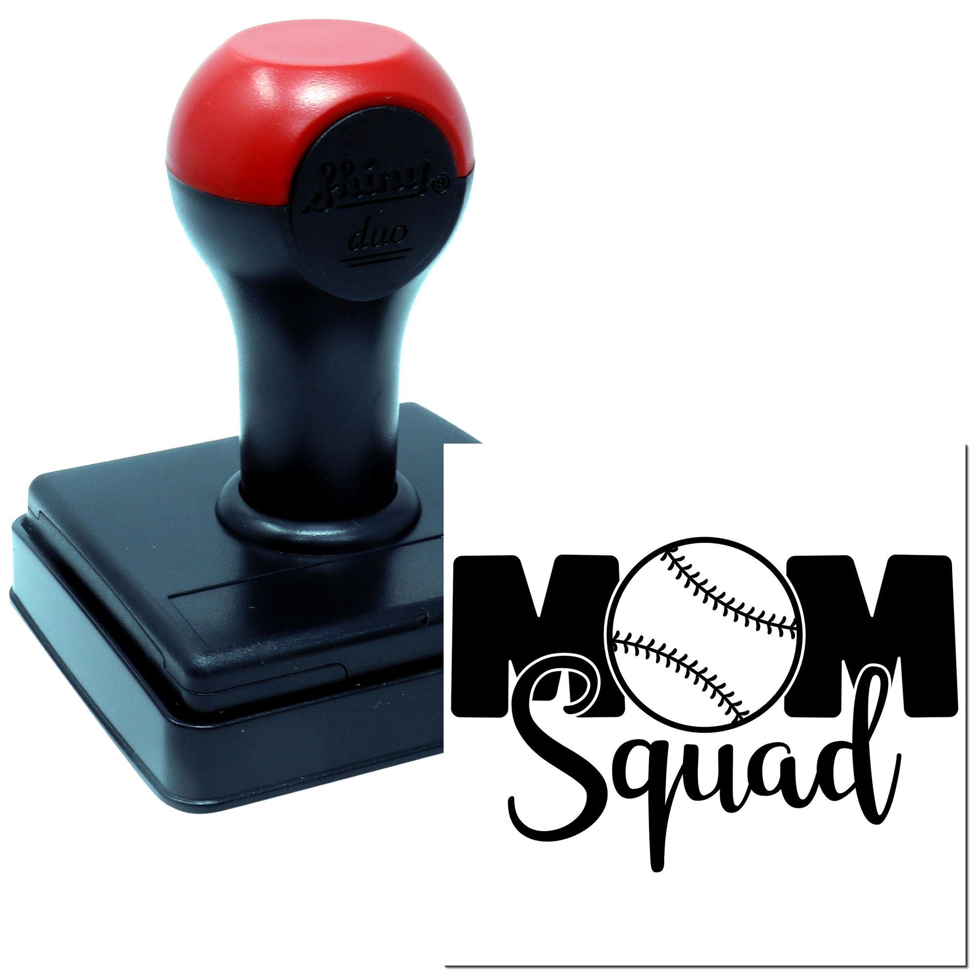 Duo Baseball Mom Squad Team Spirit Hand Stamp
