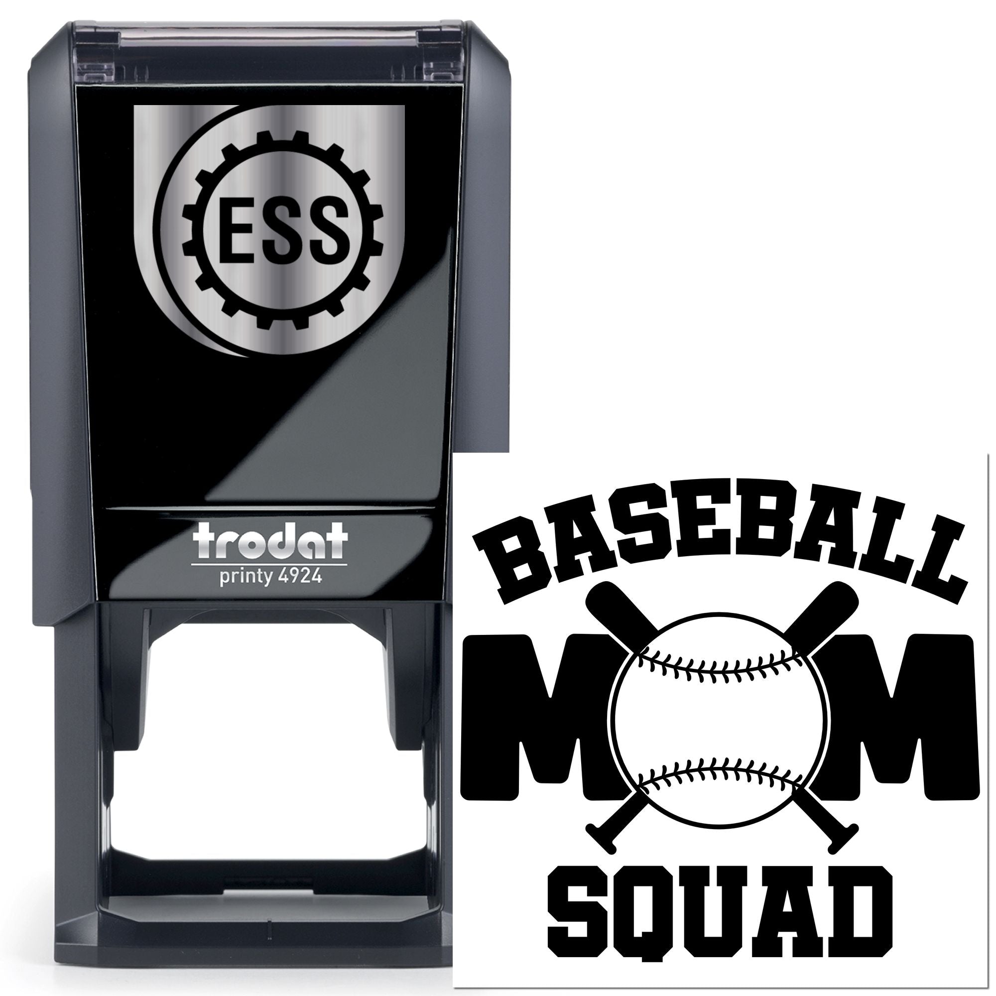 Self-Inking Baseball Moms Handcraft Stamp