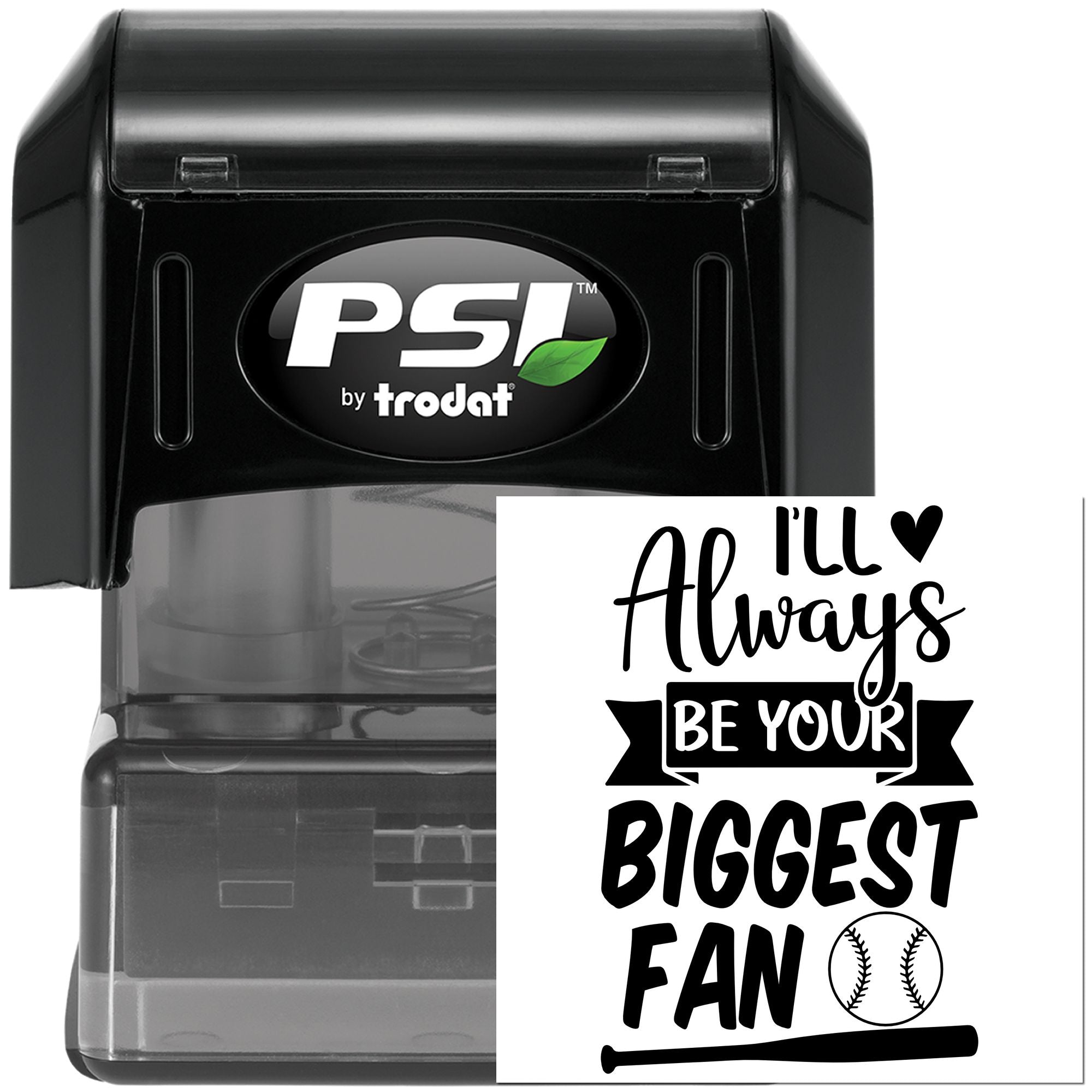 Pre-Inked Always Biggest Fan Cardmaking Stamp