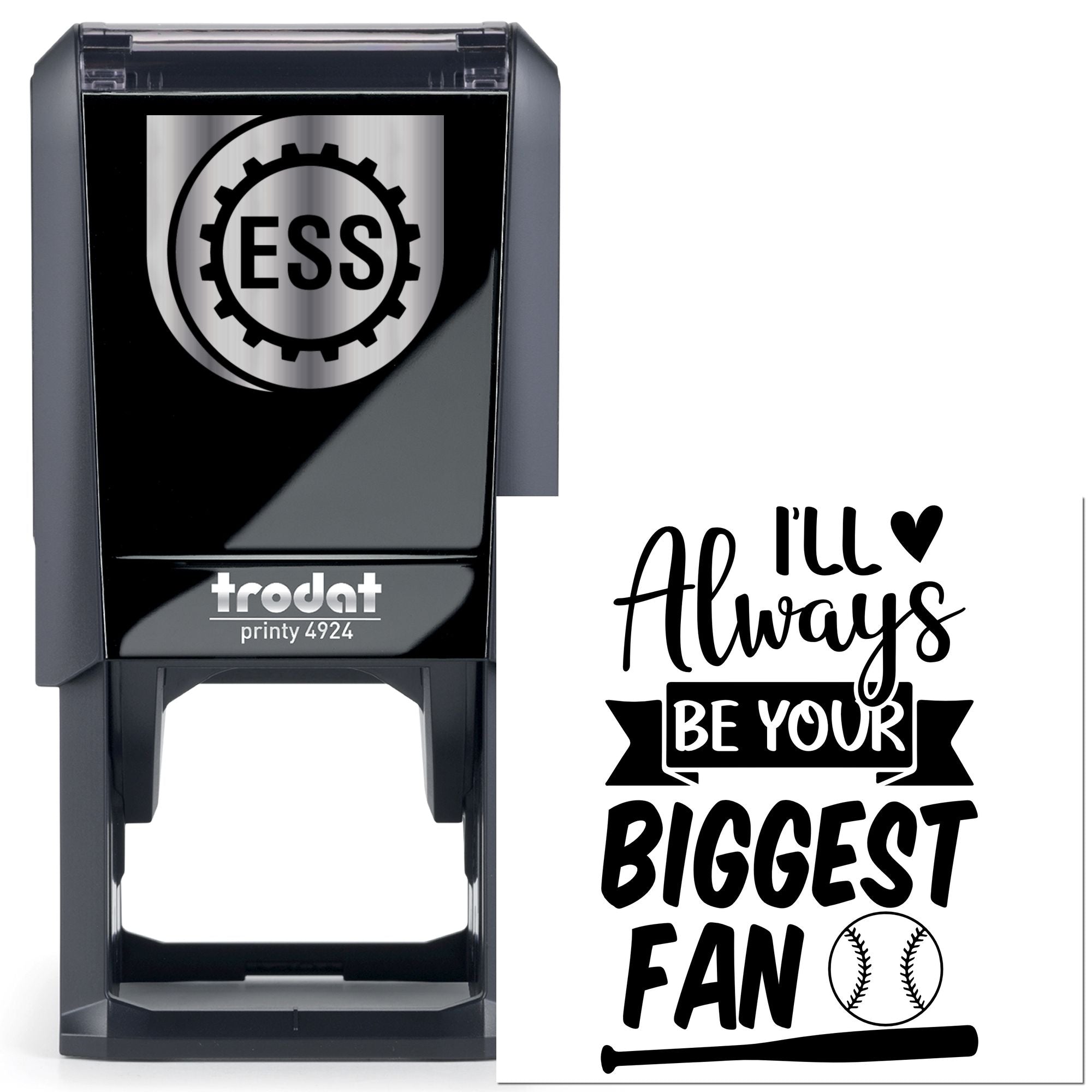Self-Inking Baseball Fan Paper Goods Stamp