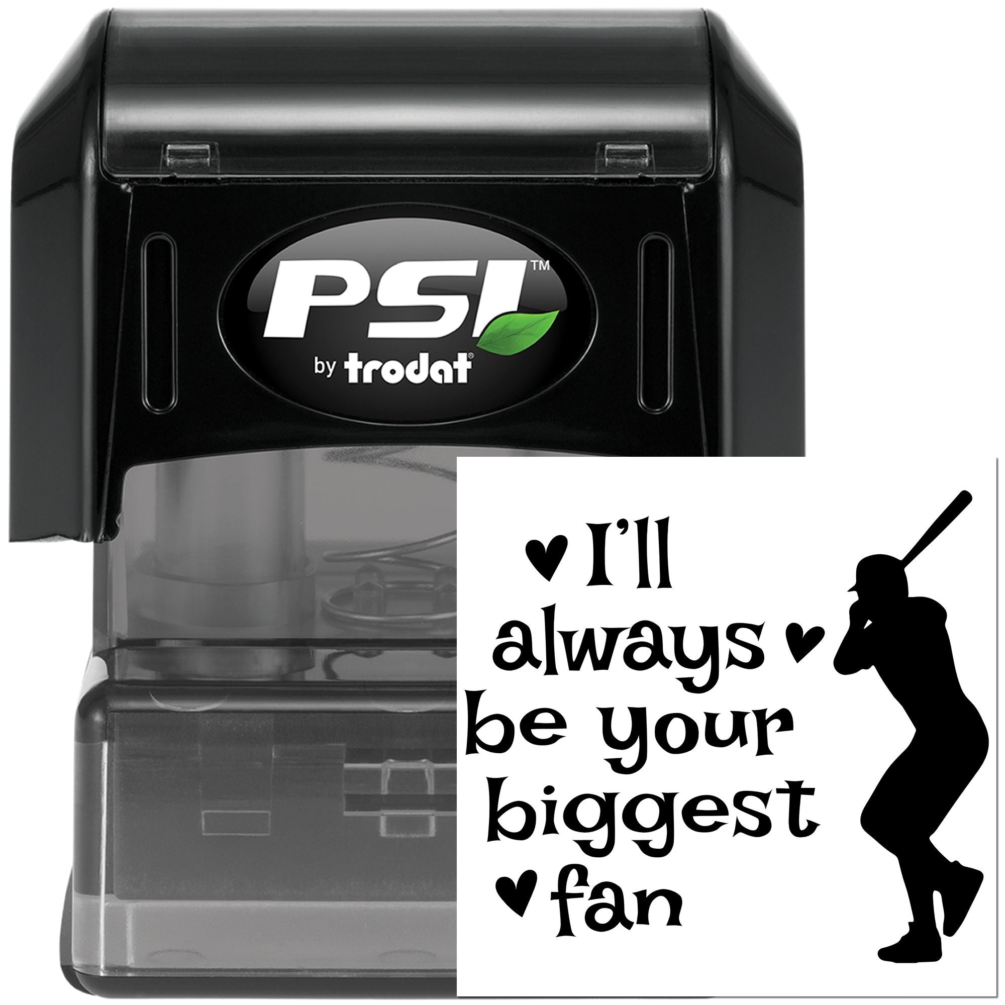 Pre-Inked Loyal Baseball Fan Journaling Stamp