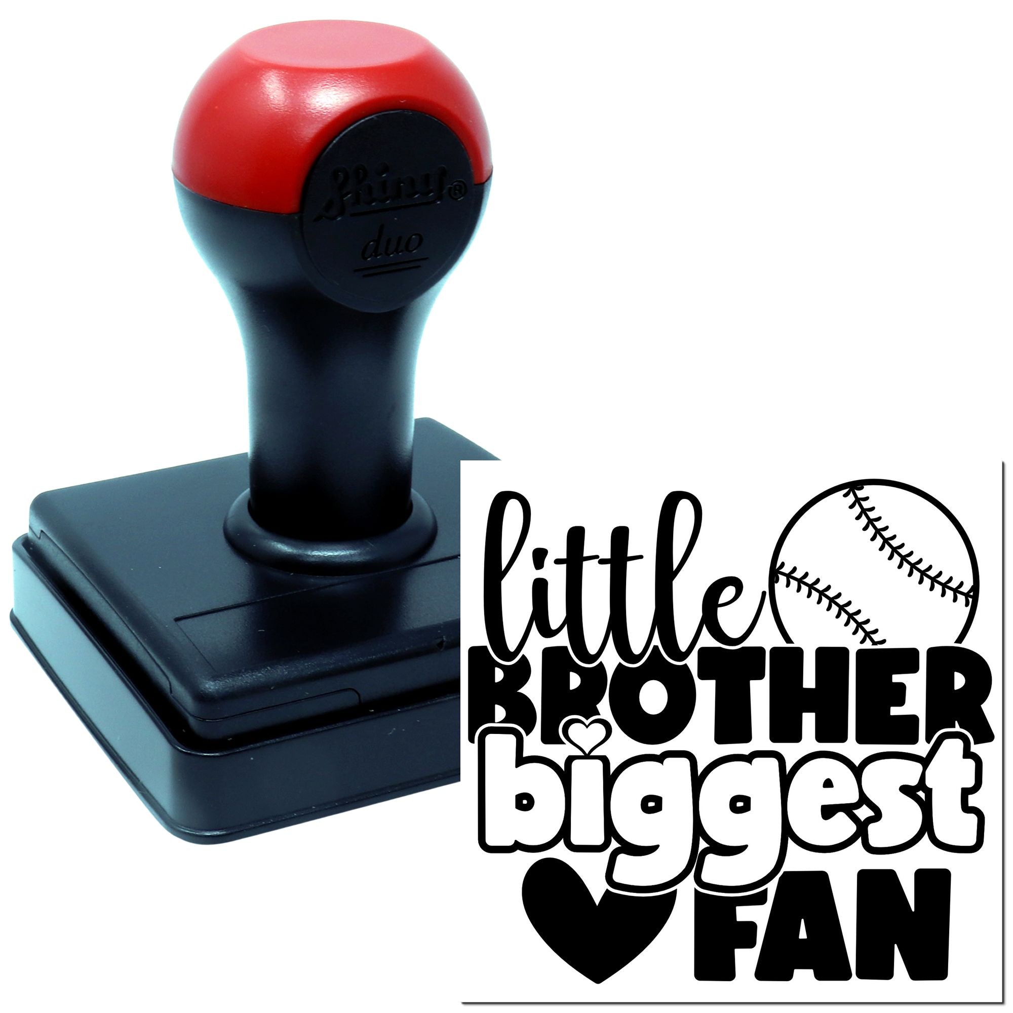 Duo Brother's Biggest Baseball Fan Hand Stamp
