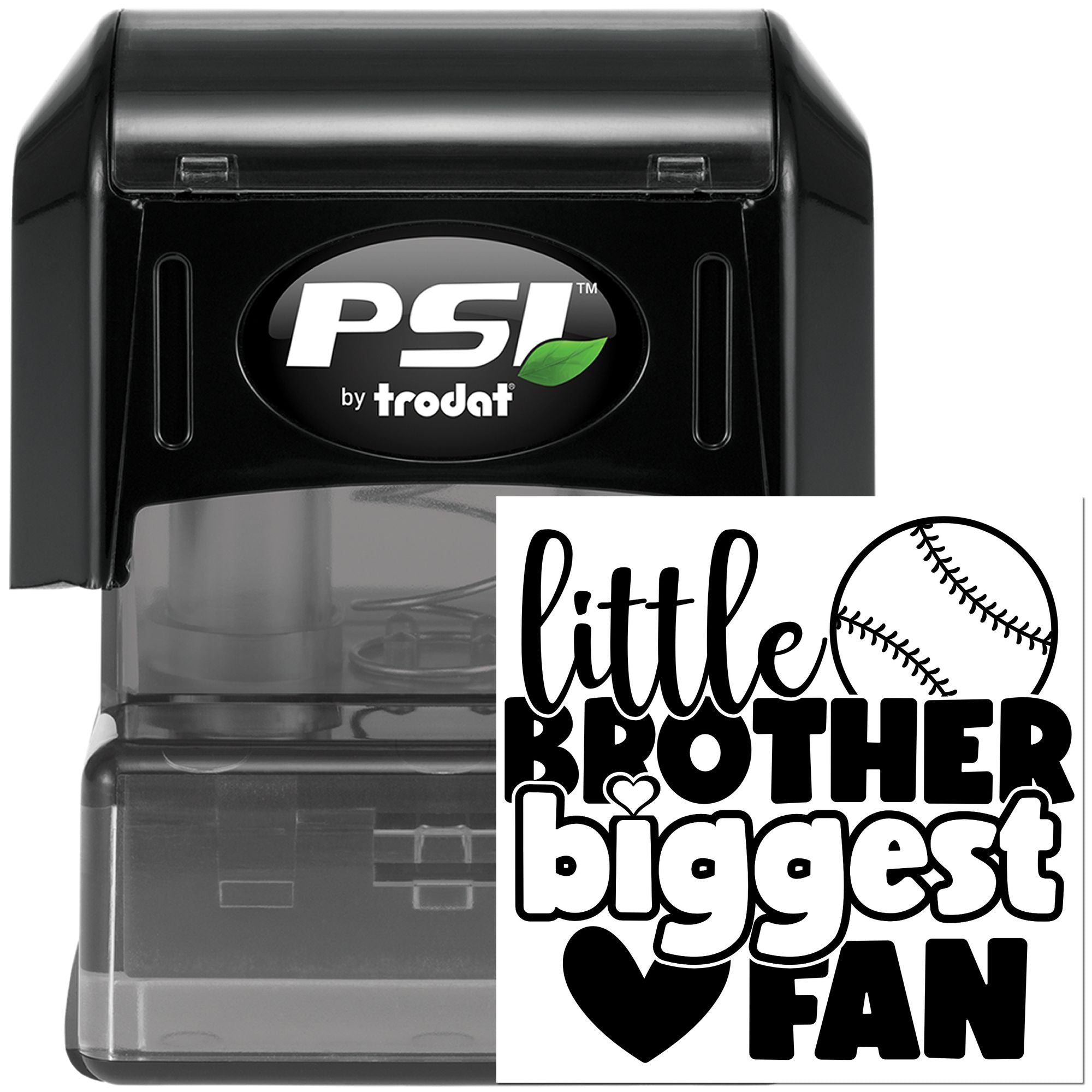 Pre-Inked Biggest Little Fan Postcard Stamp