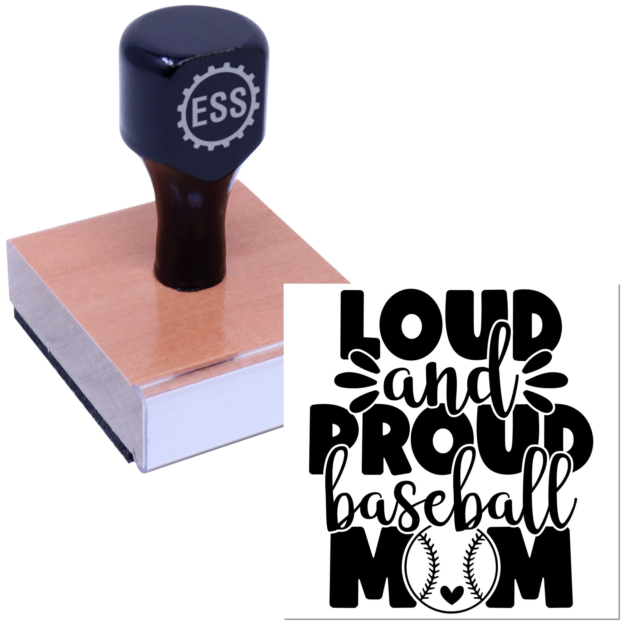 Diamond Dugout Diva Scrapbook Rubber Stamp