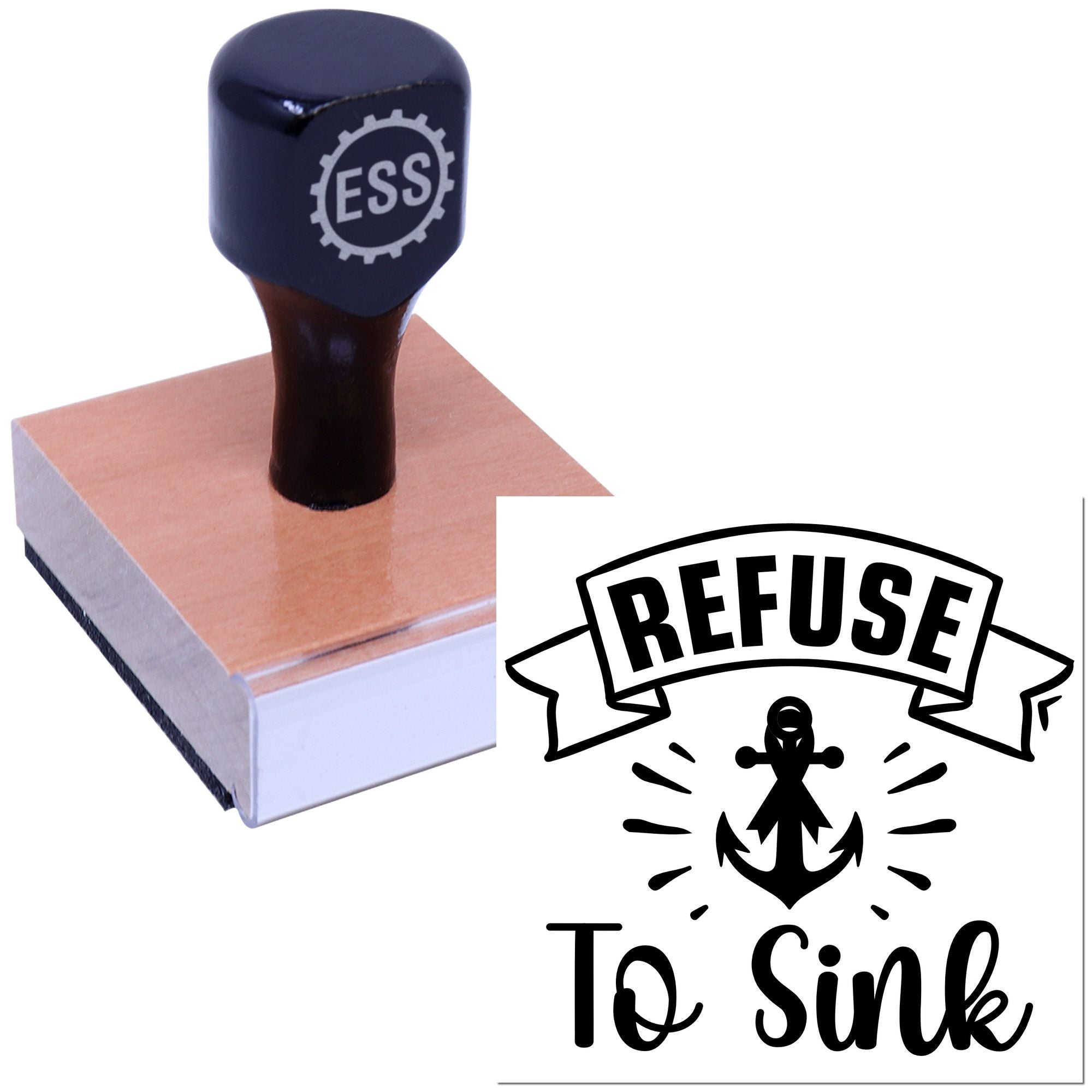 Anchored In Hope Paper Goods Rubber Stamp