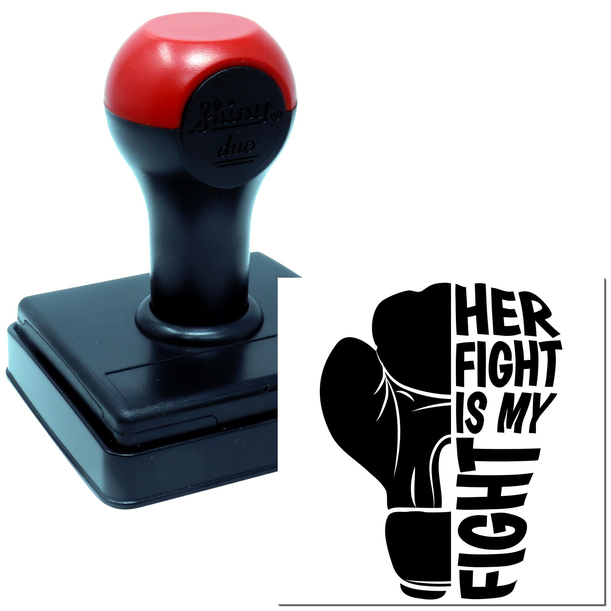 Duo Gloves United For Her Fight Hand Stamp