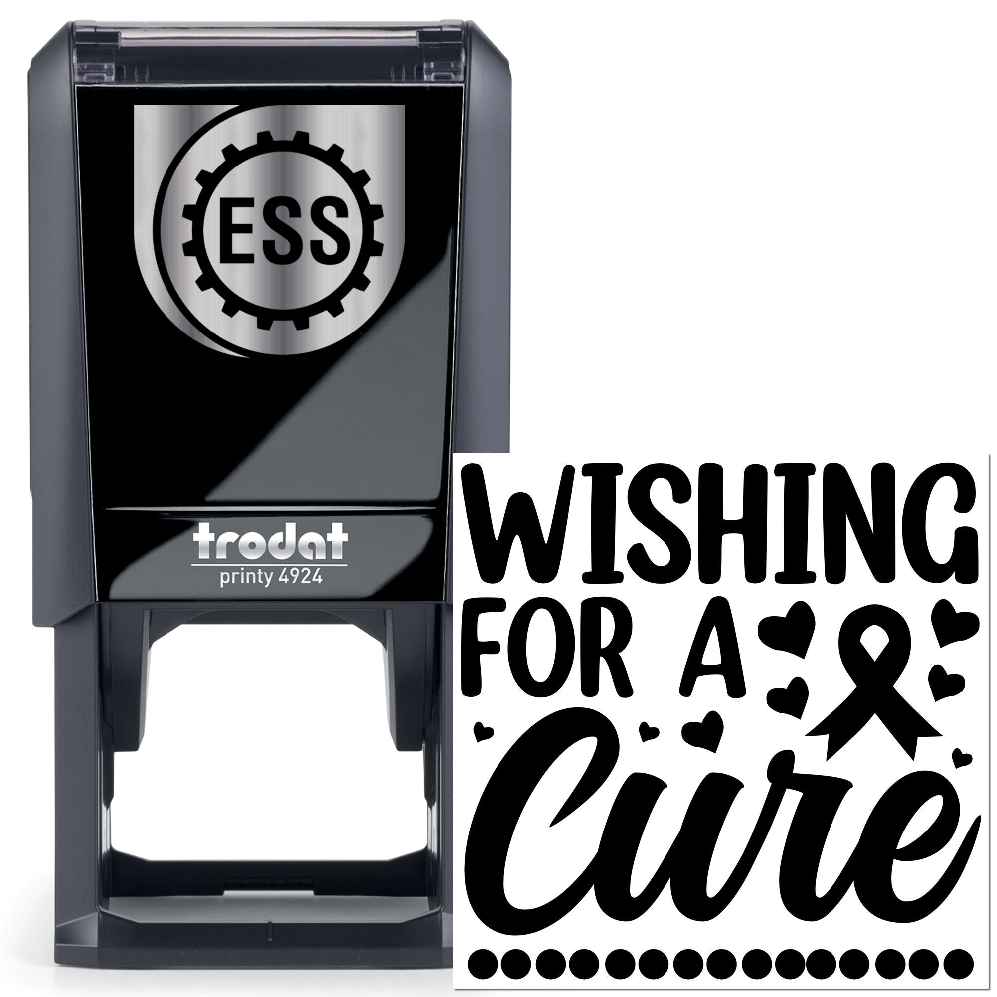 Self-Inking Wishing Cure Card Making Stamp