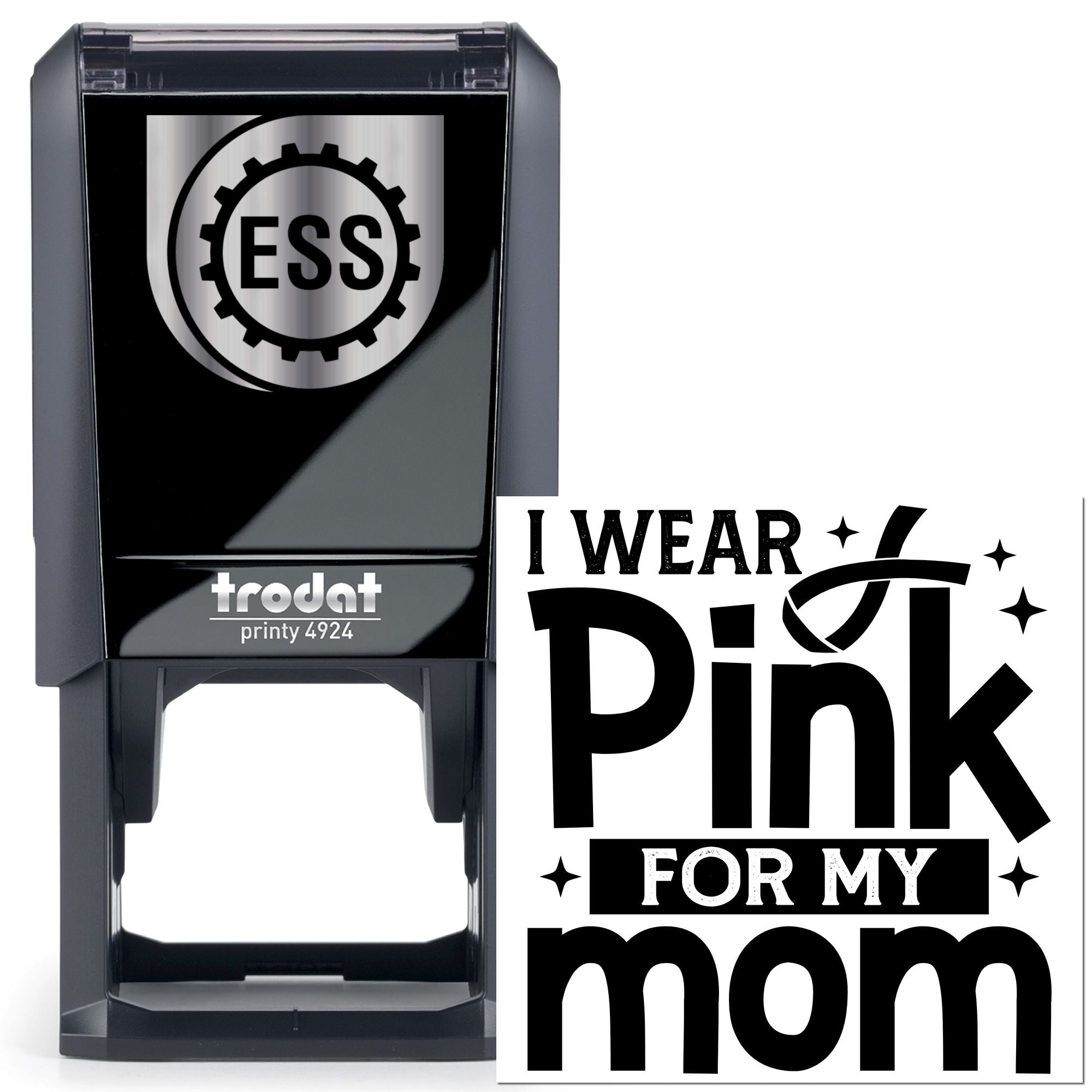 Self-Inking Pink Pride Paper Craft Stamp