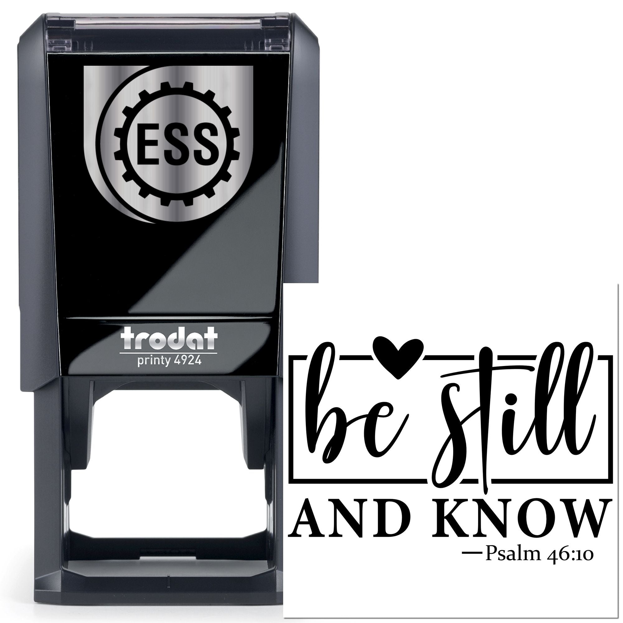 Self-Inking Be Still Card Making Stamp