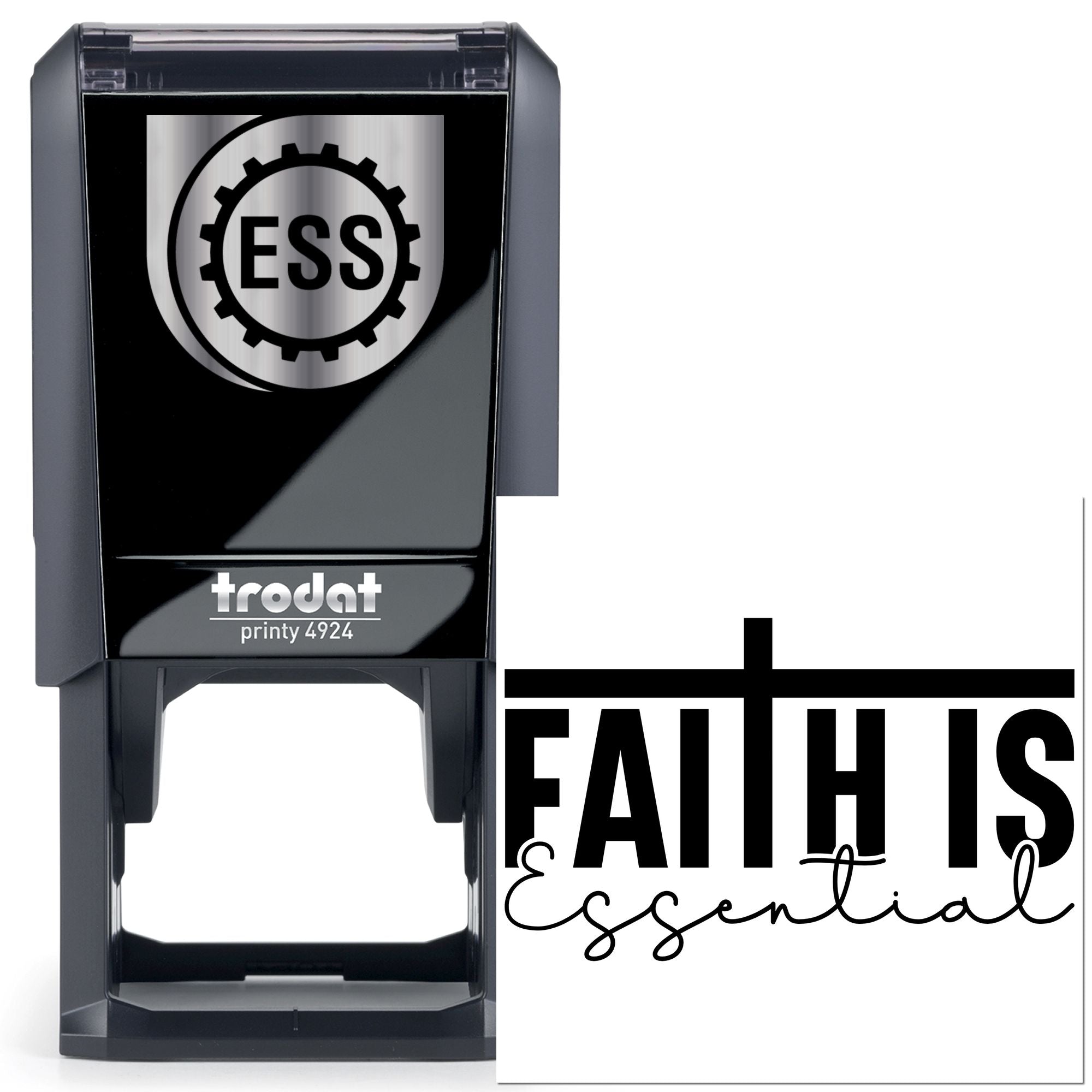 Self-Inking Essential Faith Note Card Stamp