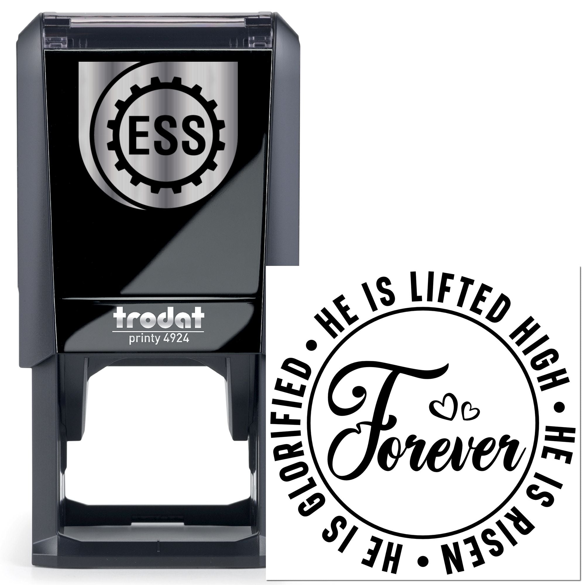 Self-Inking Forever Love Tag Stamp
