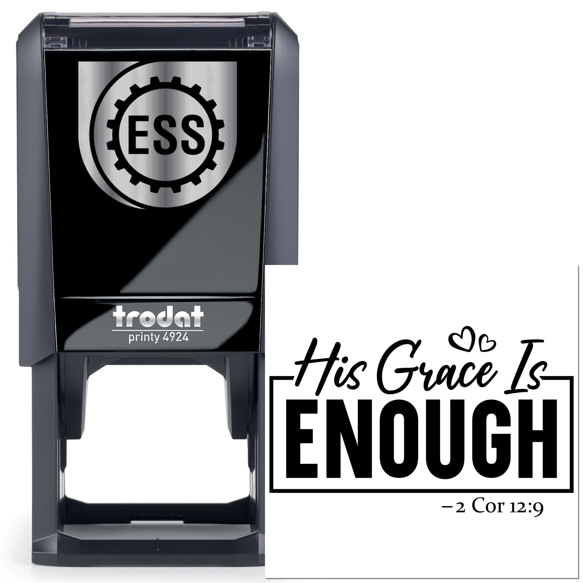 Self-Inking Enough Grace Craft Stamp