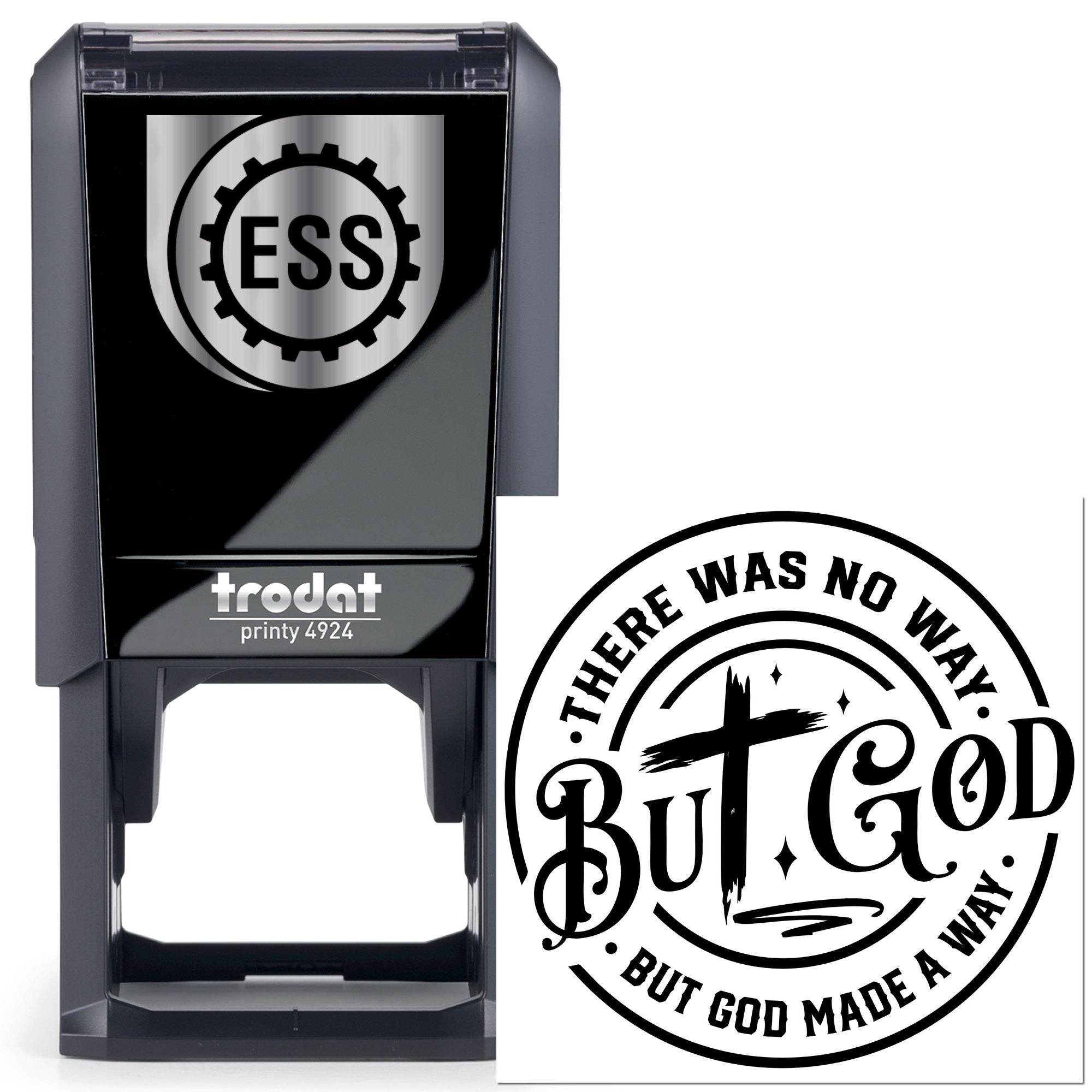 Self-Inking Divine Cross Scrapbook Stamp
