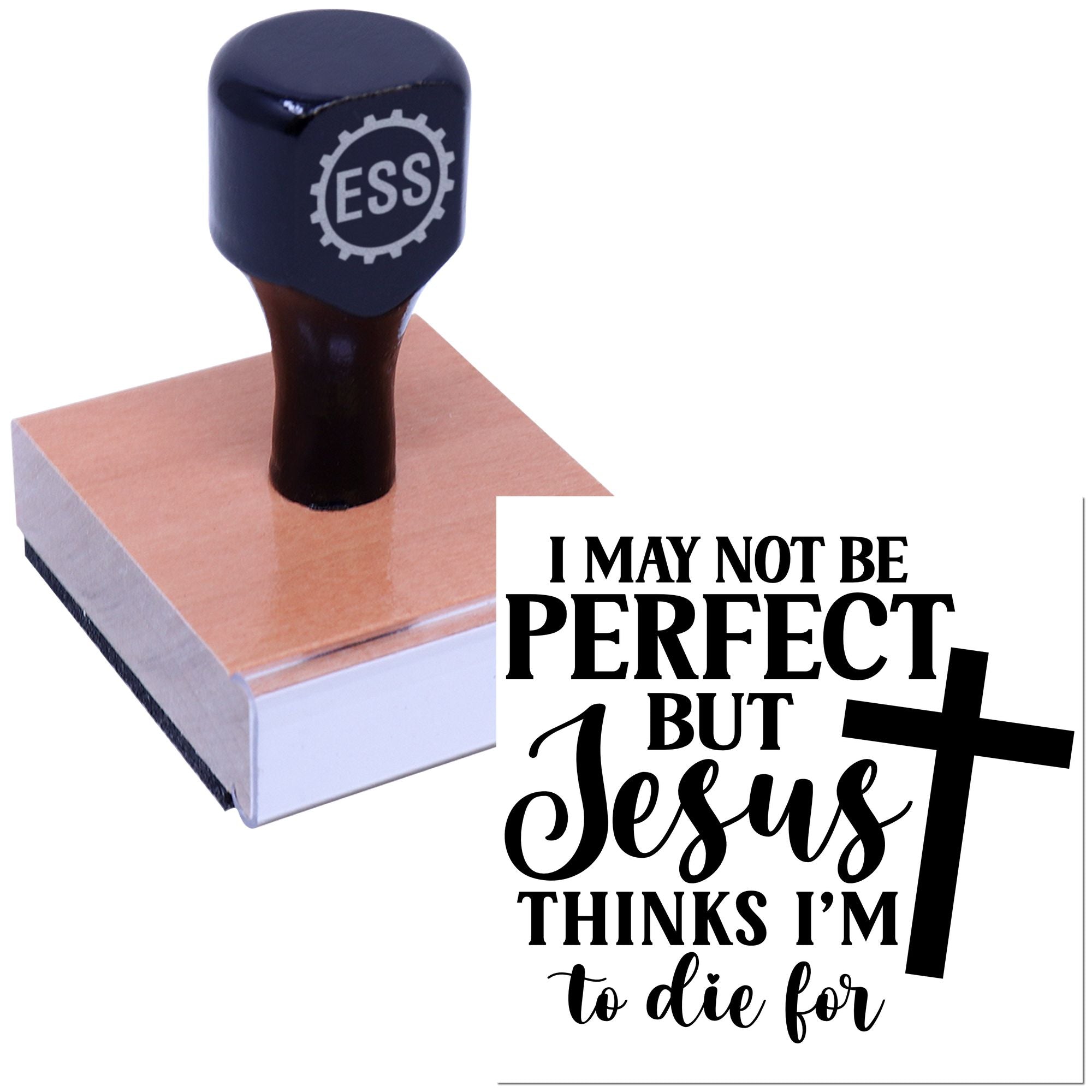 Loved Beyond Measure Crafting Rubber Stamp