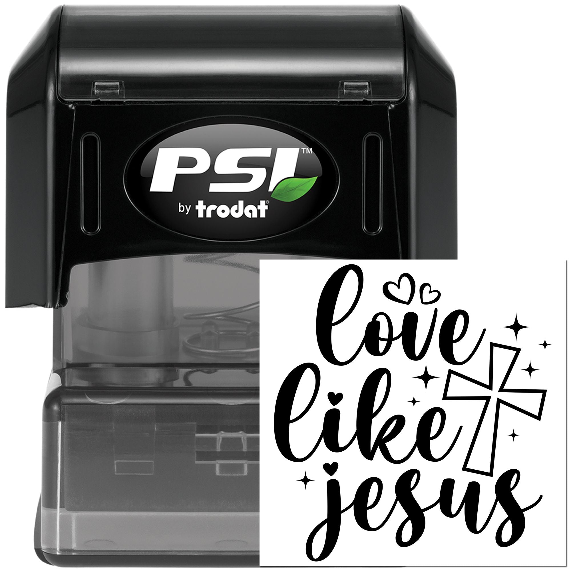 Pre-Inked Love Like Jesus Greeting Card Stamp