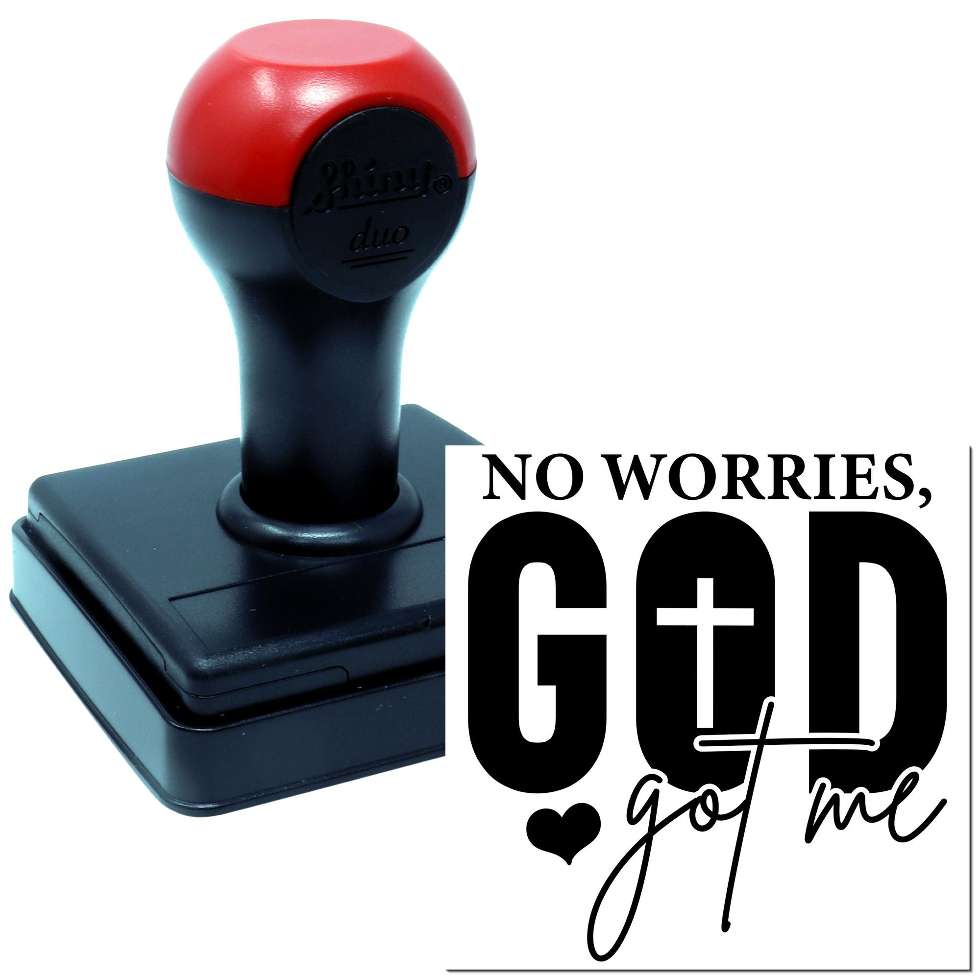 Duo No Worries God Has Me Hand Stamp