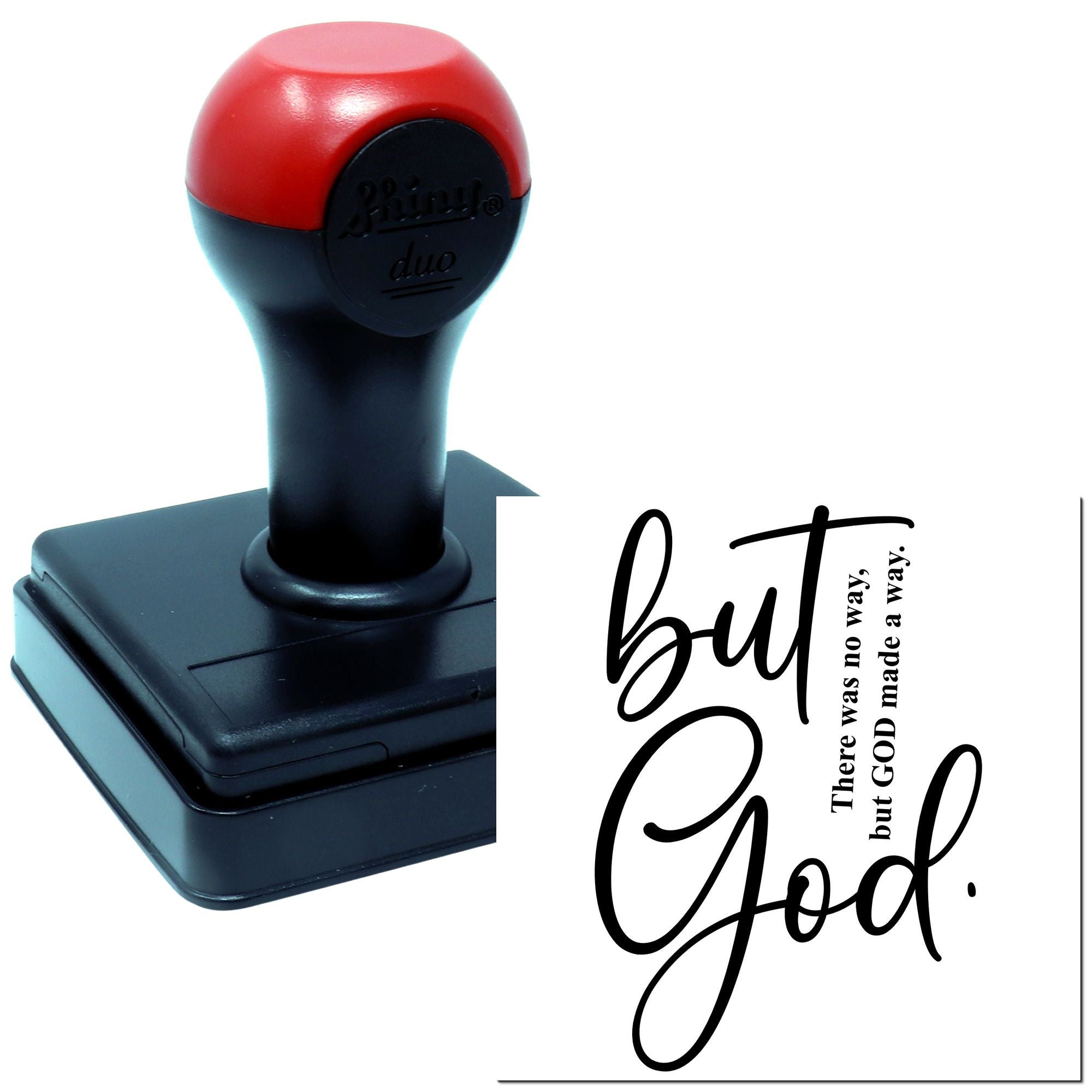 Duo But God Made A Way Hand Stamp