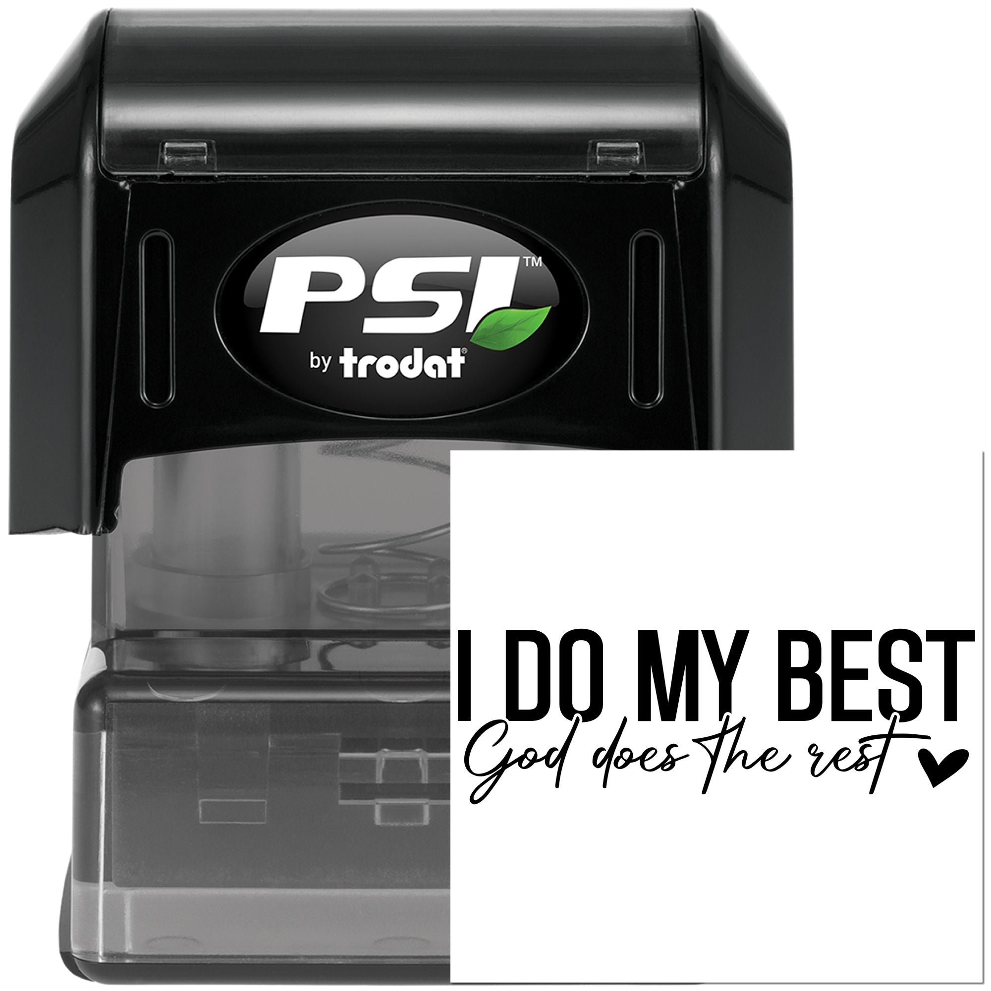 Pre-Inked God Handles It Mini Card Stamp