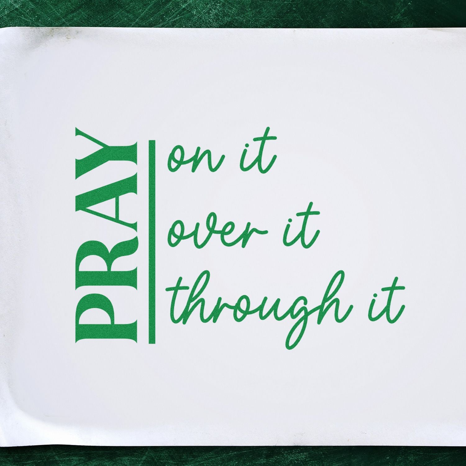 Pre-Inked Dream It Do It Cardmaking Stamp
