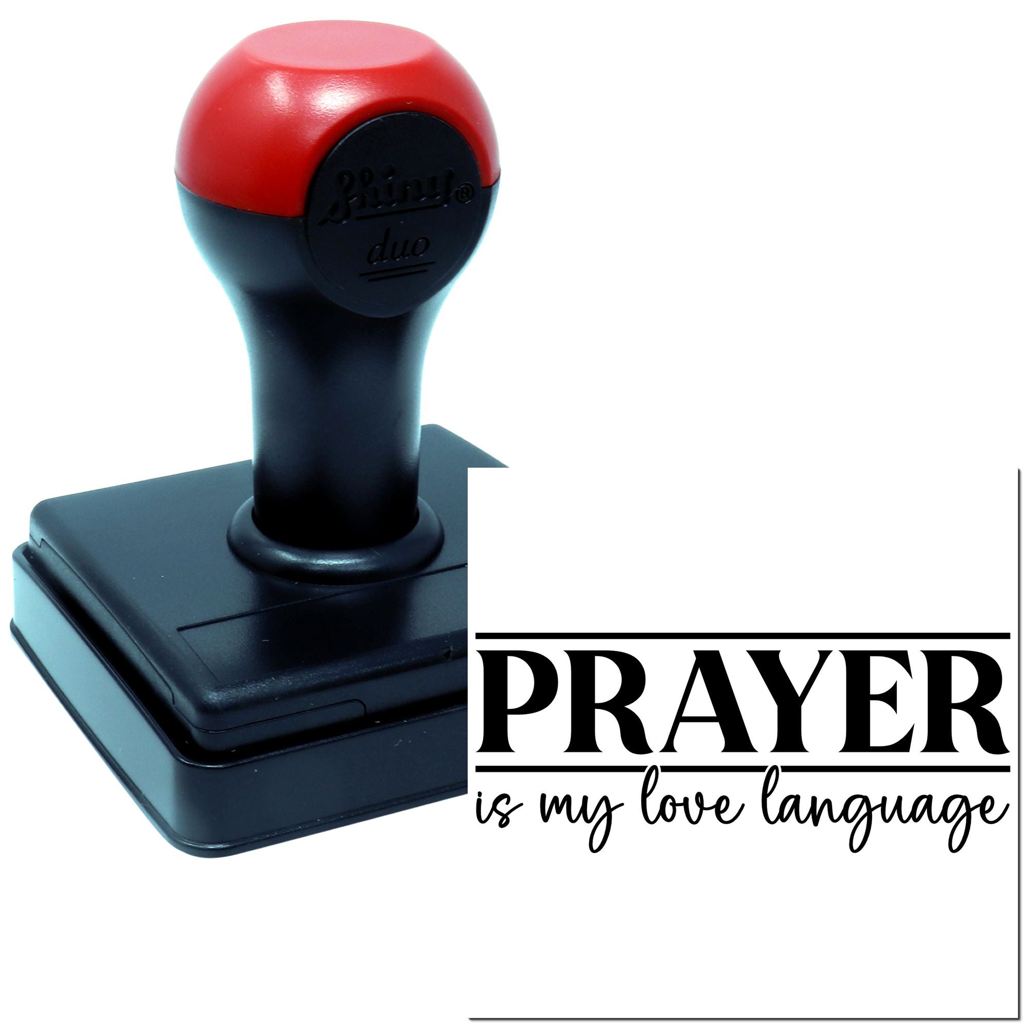 Duo Faithful Prayer Heartfelt Love Language Hand Stamp
