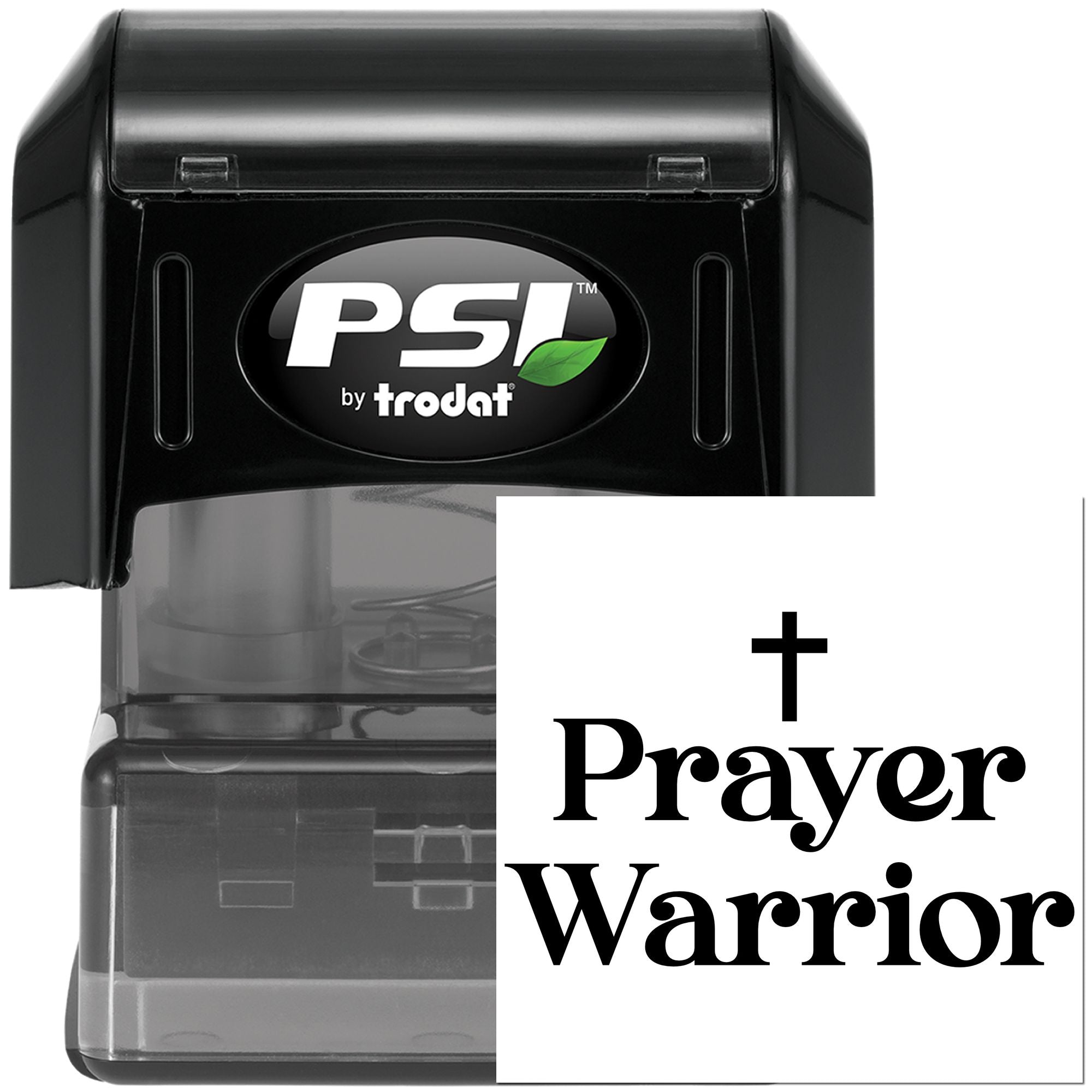 Pre-Inked Prayer Warrior Symbol Note Card Stamp