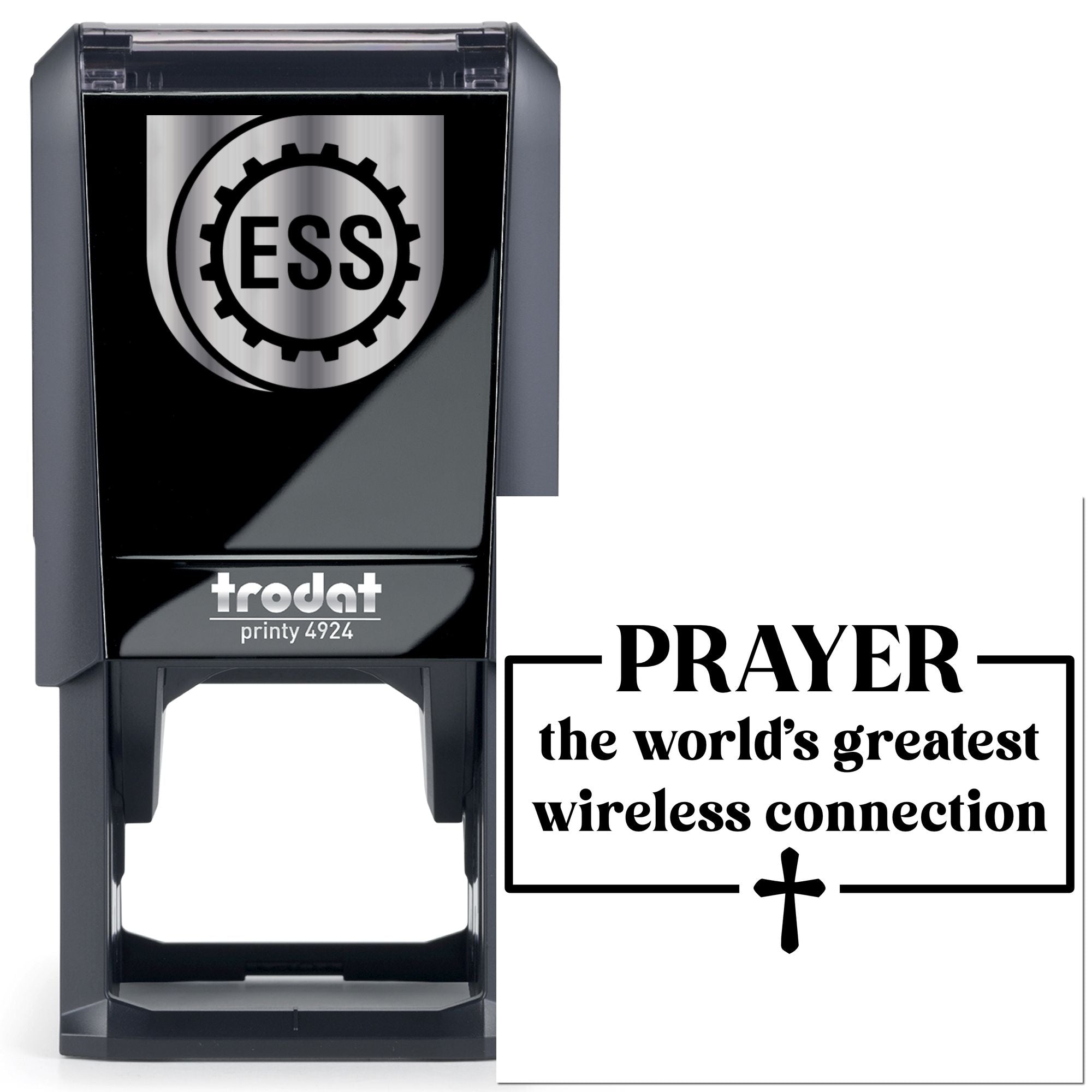 Self-Inking Divine Connection Tag Stamp